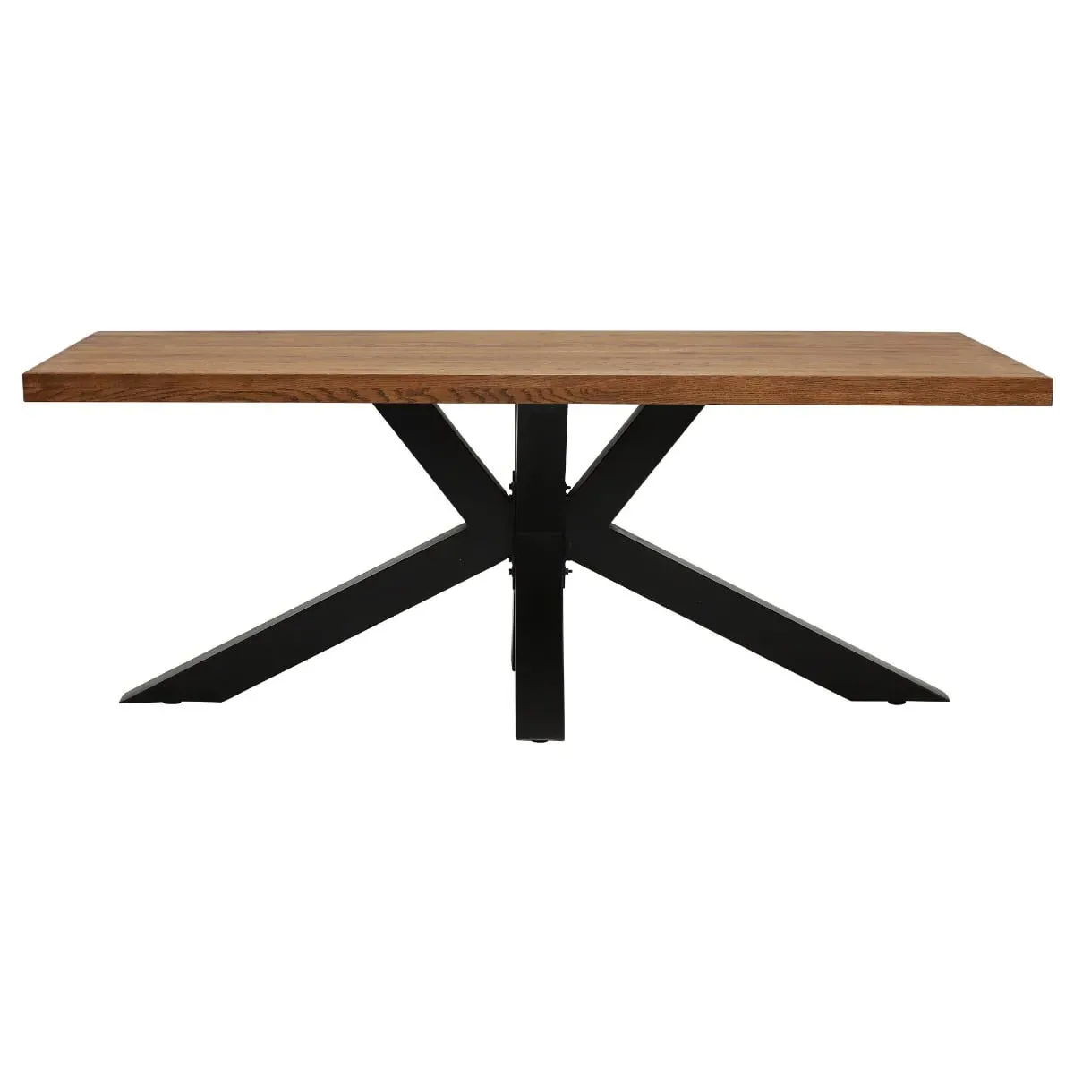 Navarro Star Dining Table - Brown, Oak
