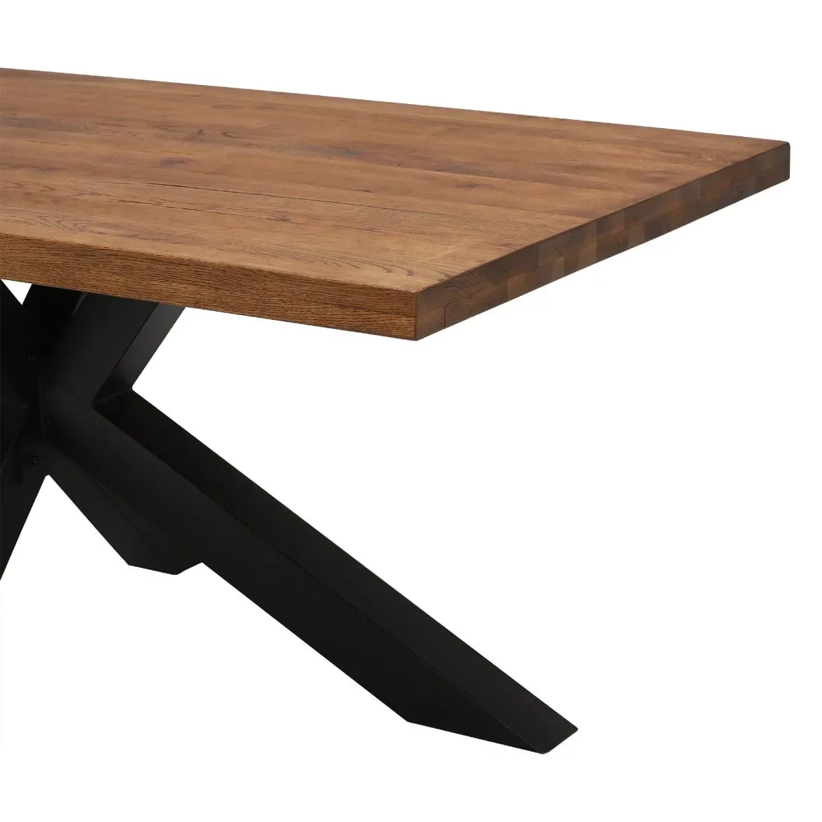 Navarro Star Dining Table - Brown, Oak