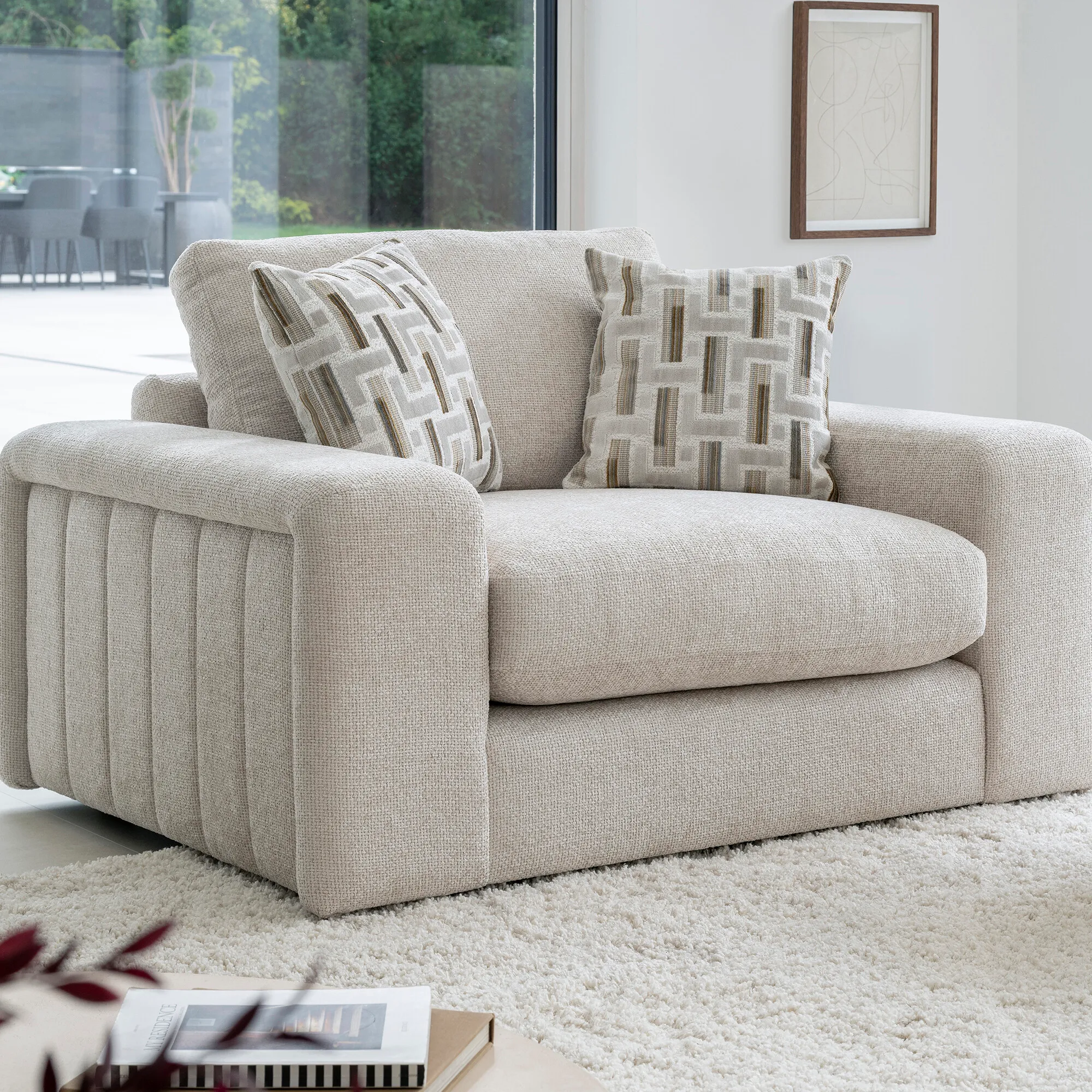 Nebara Cuddler Chair - Neutral