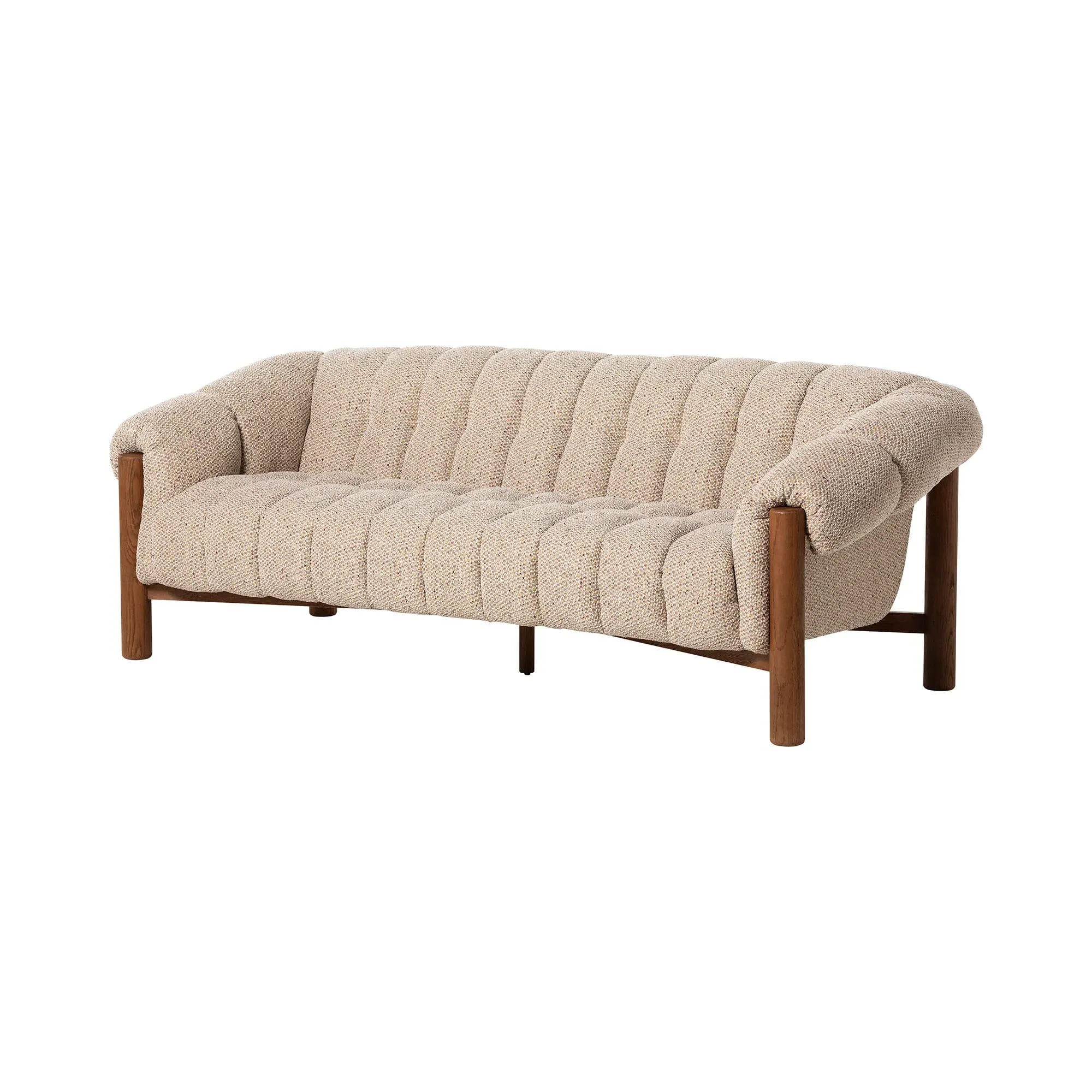 Nebula Fabric Sofa - Oak