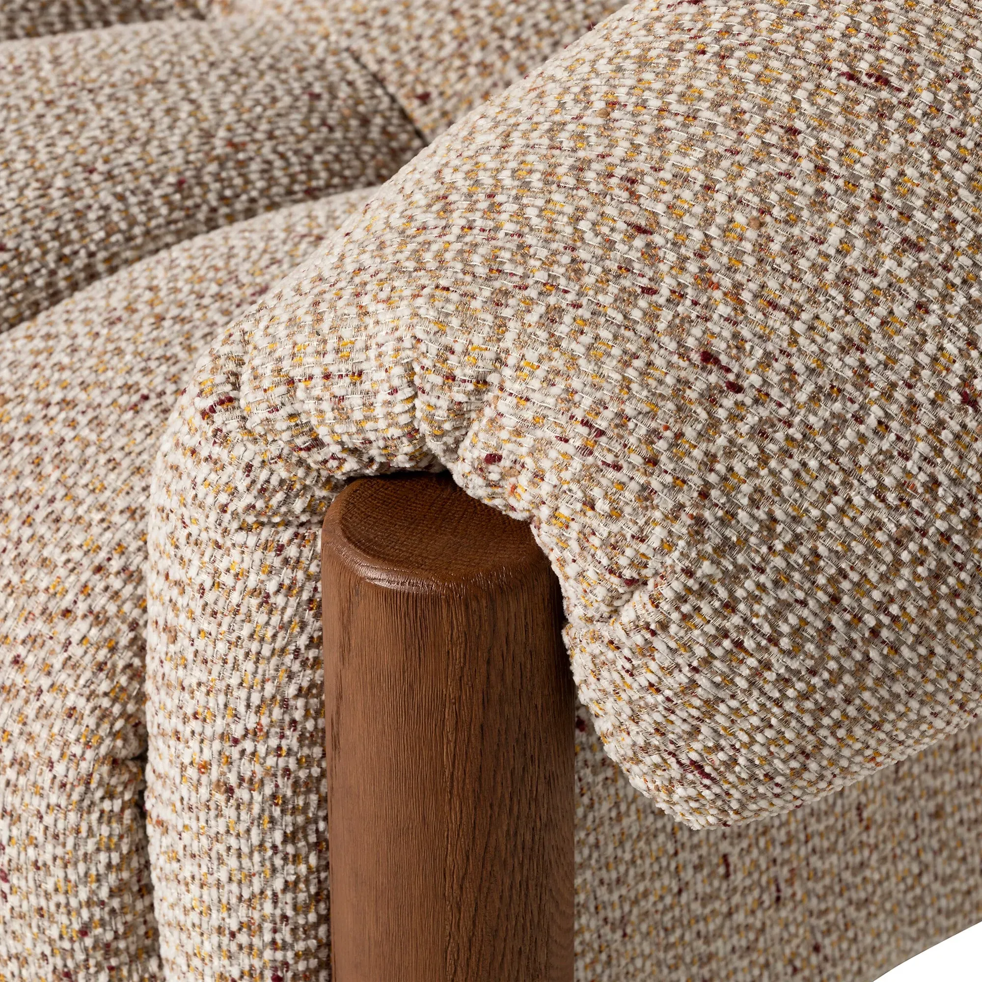 Nebula Fabric Sofa - Oak