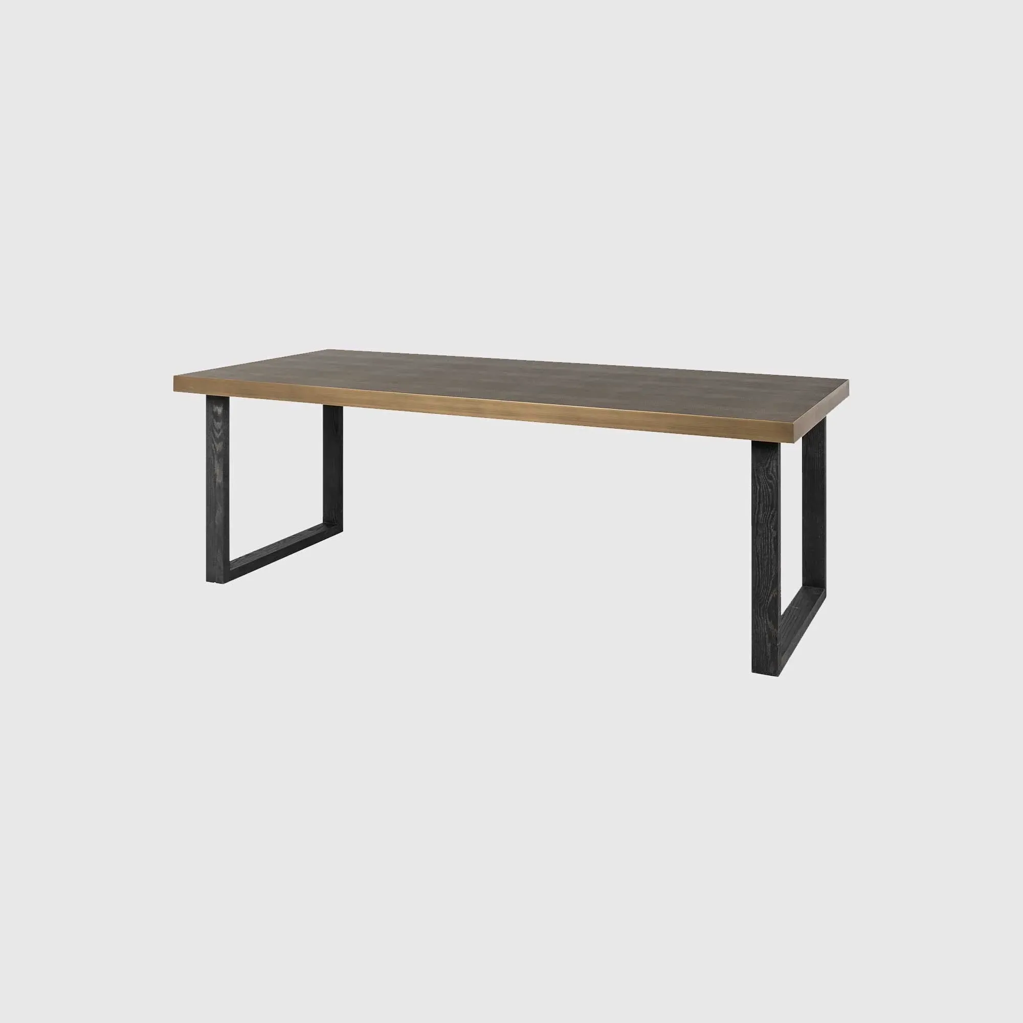 Nerina 200cm Dining Table - Black, Oak