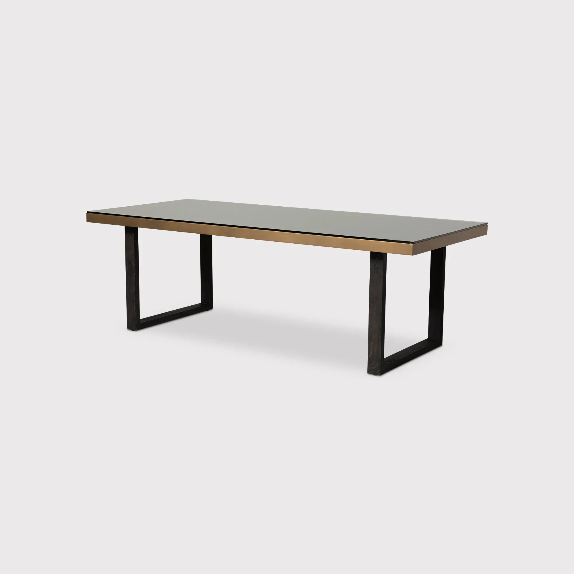 Nerina 230cm Dining Table - Black, Oak image