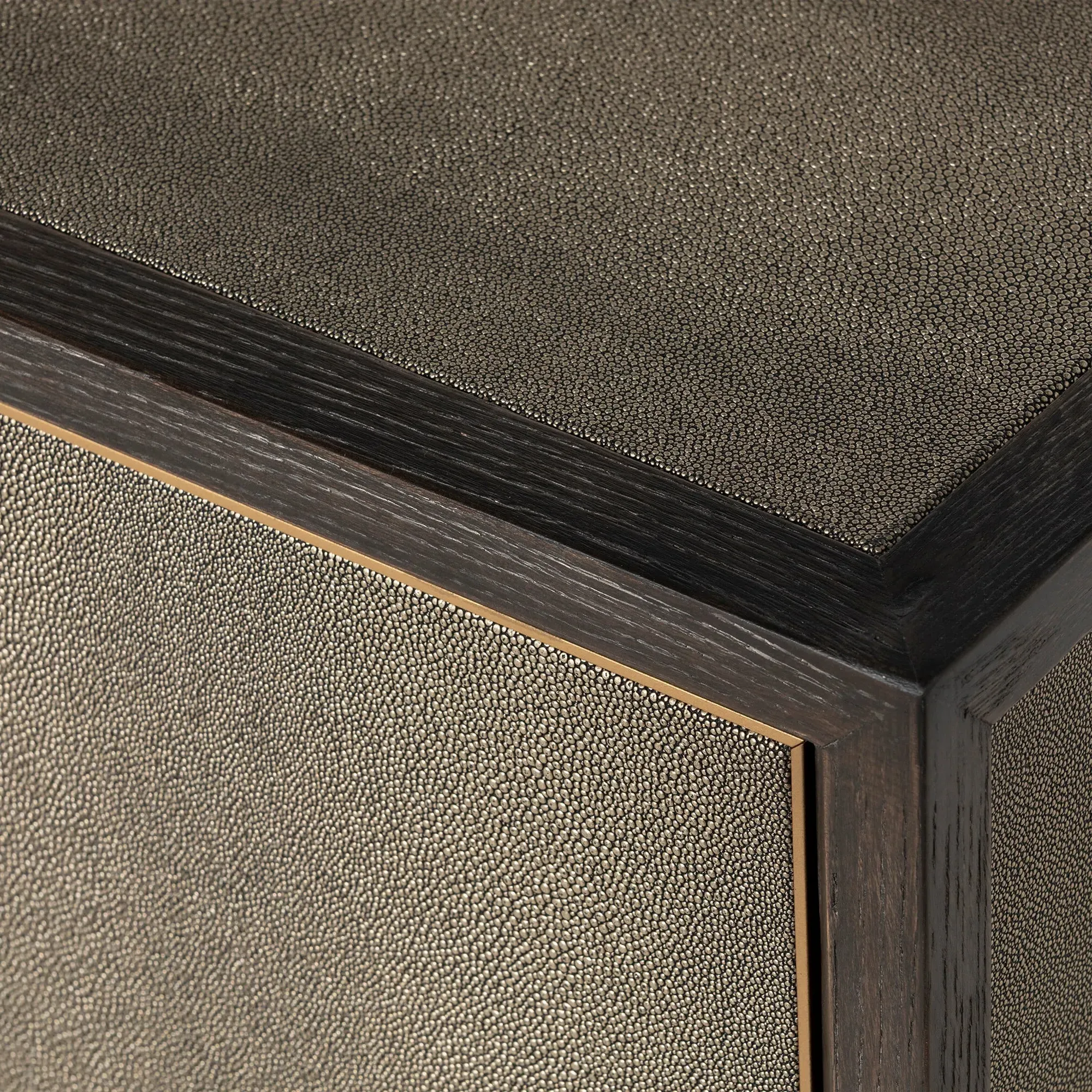 Nerina 4 Door Sideboard - Gold, Oak