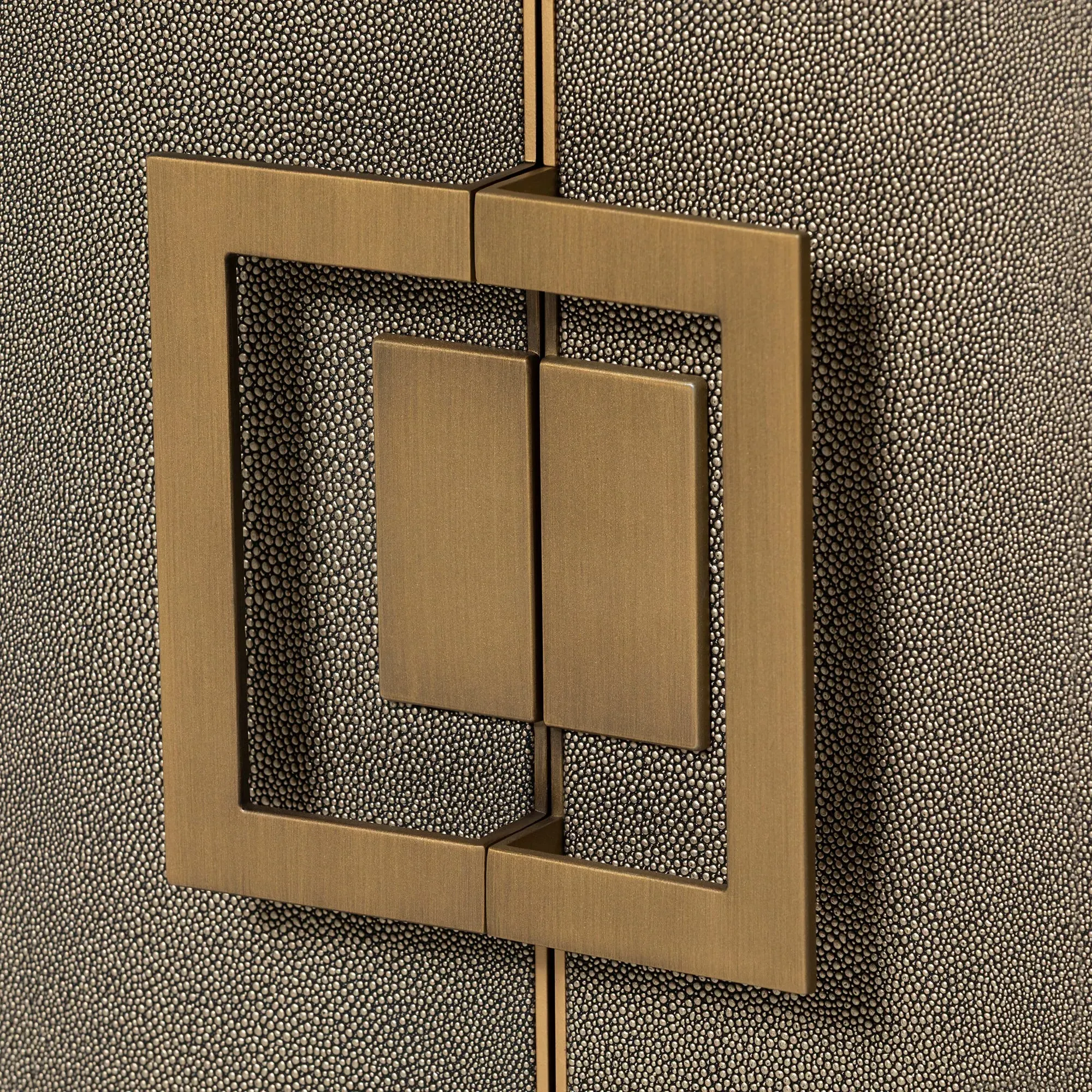 Nerina 4 Door Sideboard - Gold, Oak