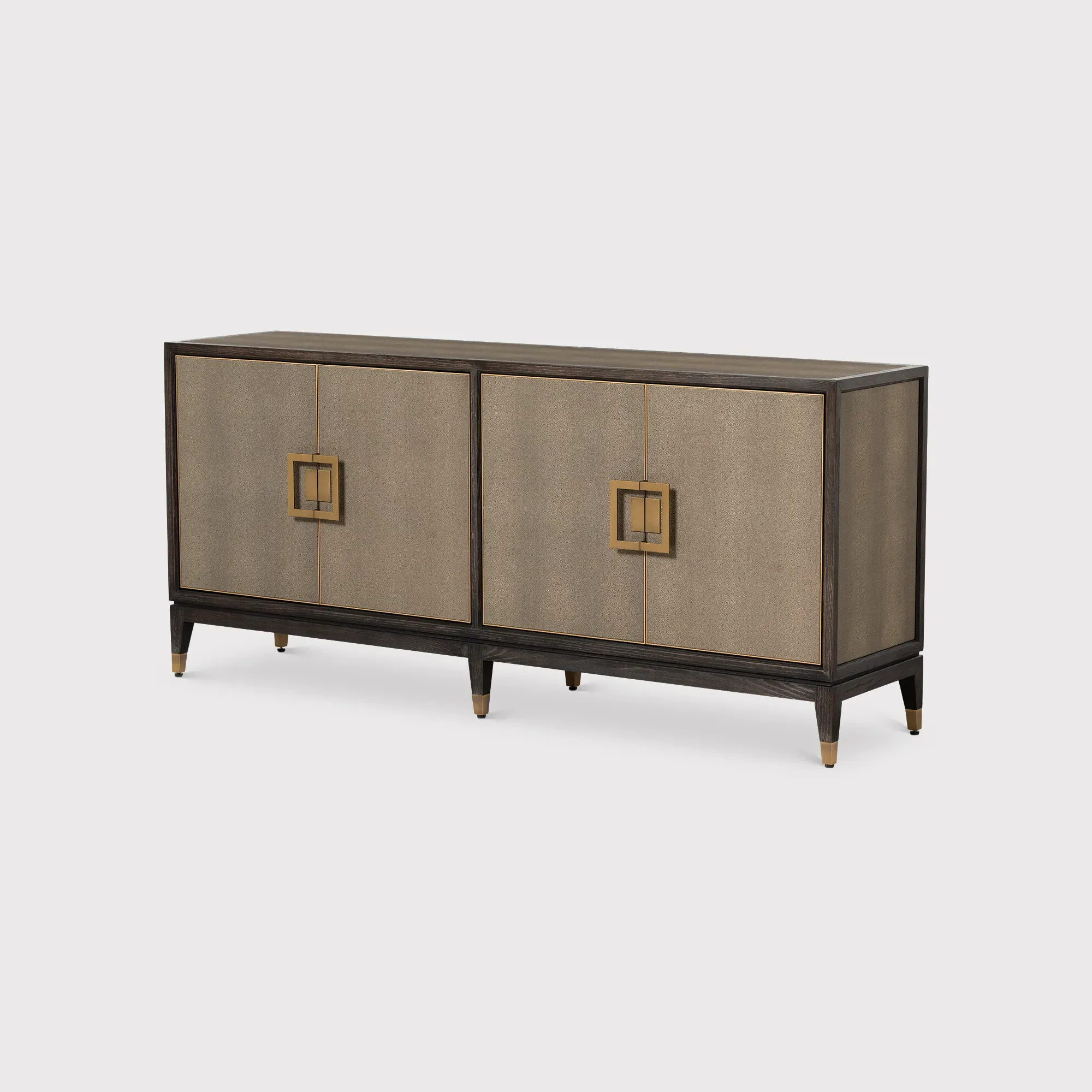 Nerina 4 Door Sideboard - Gold, Oak