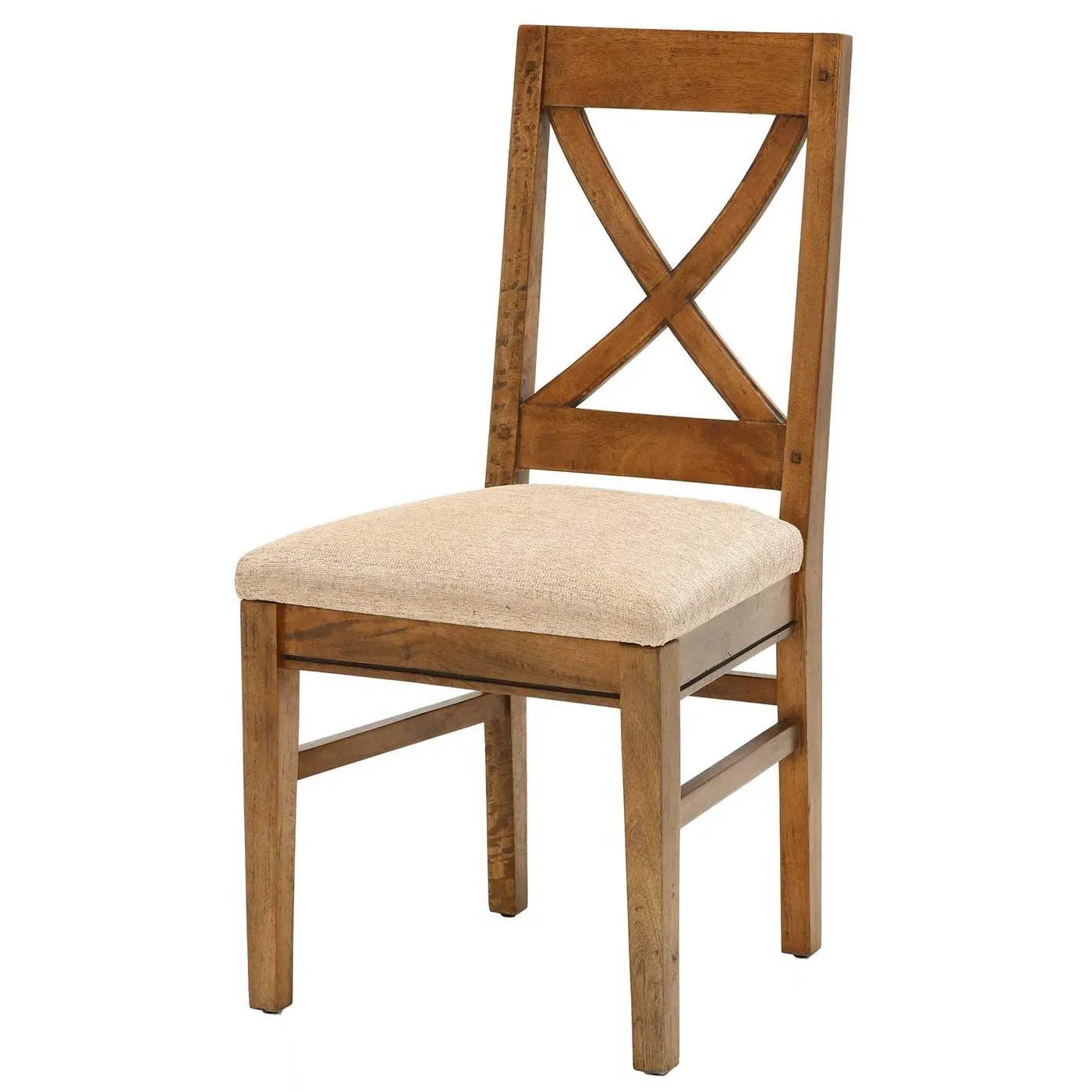 New Frontier Extending Dining Table & 4 Chairs - Brown, Mango Wood