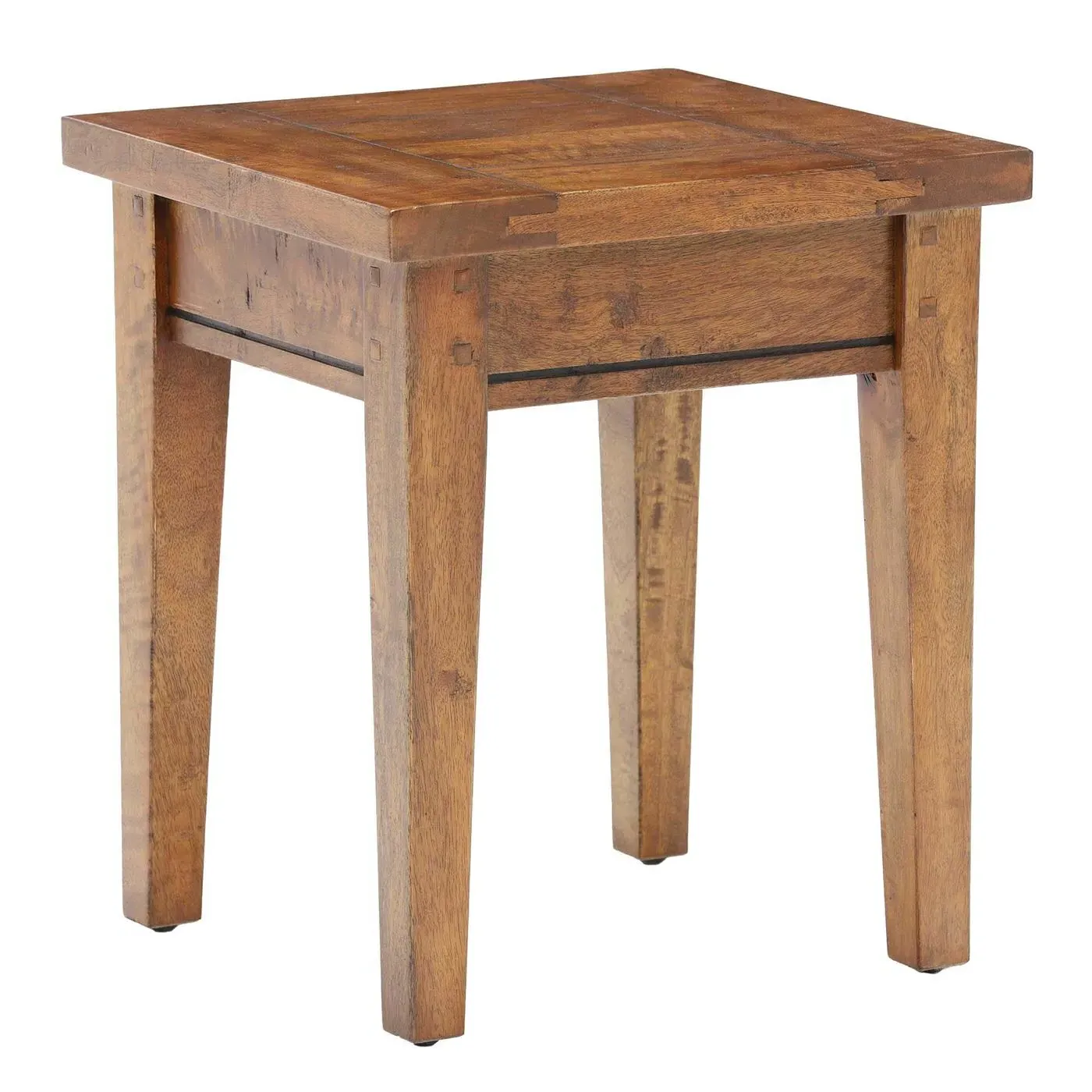 New Frontier Stool - Brown, Mango Wood