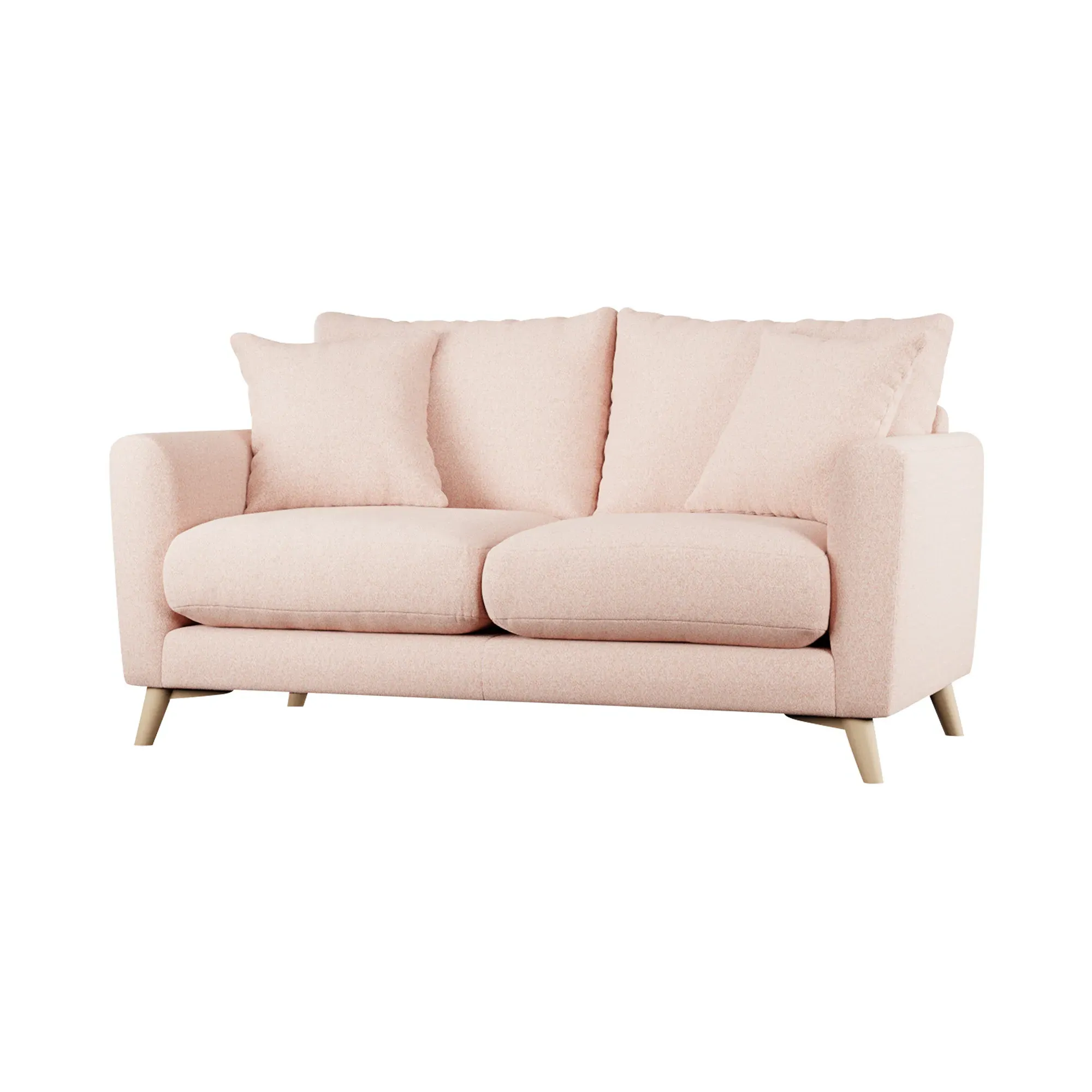 Newberry 2-Seater Sofa - Pink, Fabric