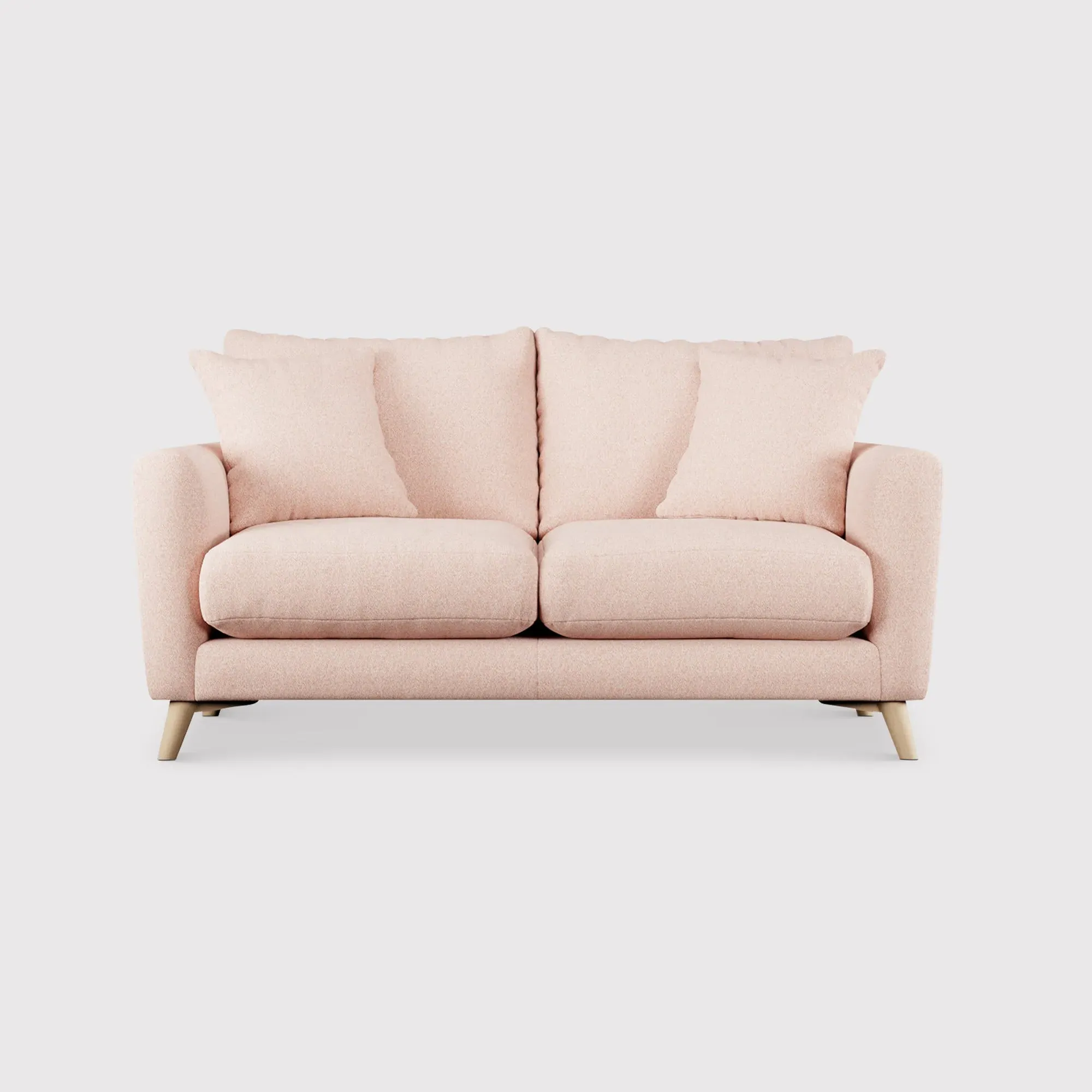 Newberry 2-Seater Sofa - Pink, Fabric