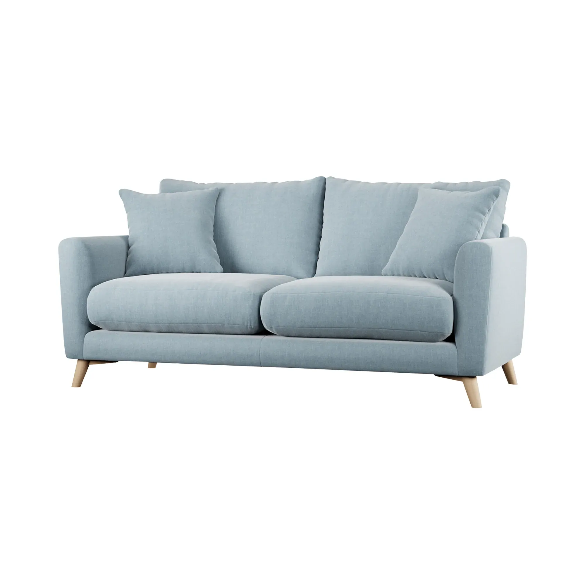 Newberry 3-Seater Sofa - Blue, Fabric