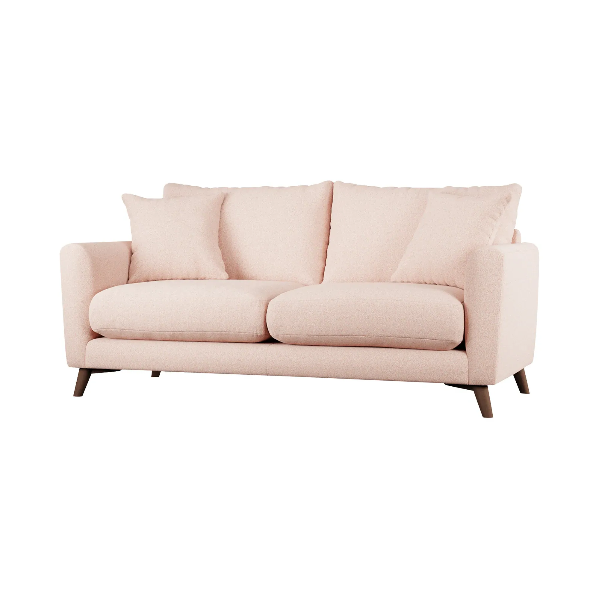 Newberry 3-Seater Sofa - Pink, Fabric