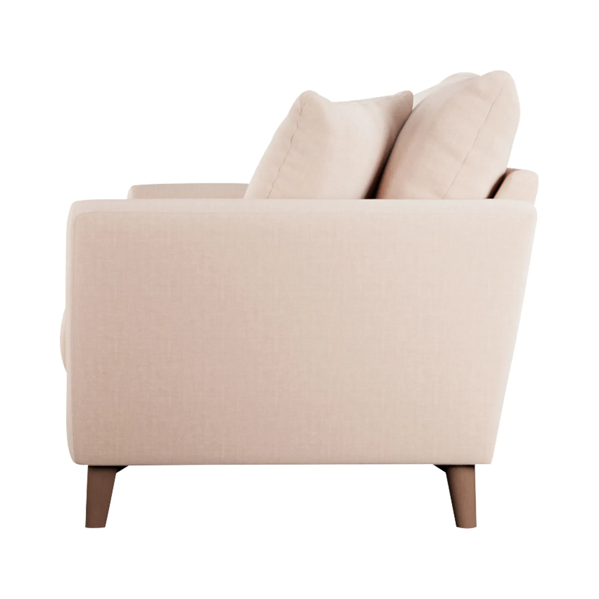 Newberry 3-Seater Sofa - Pink, Fabric