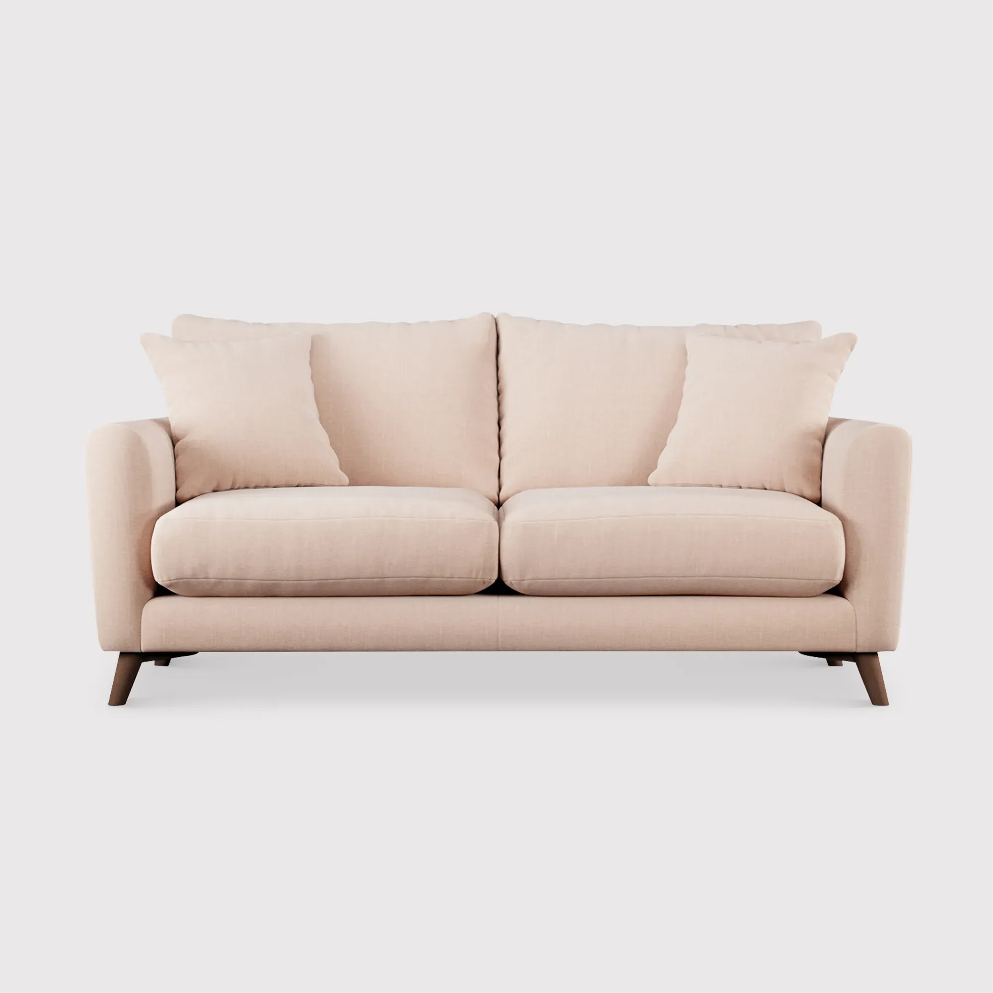 Newberry 3-Seater Sofa - Pink, Fabric