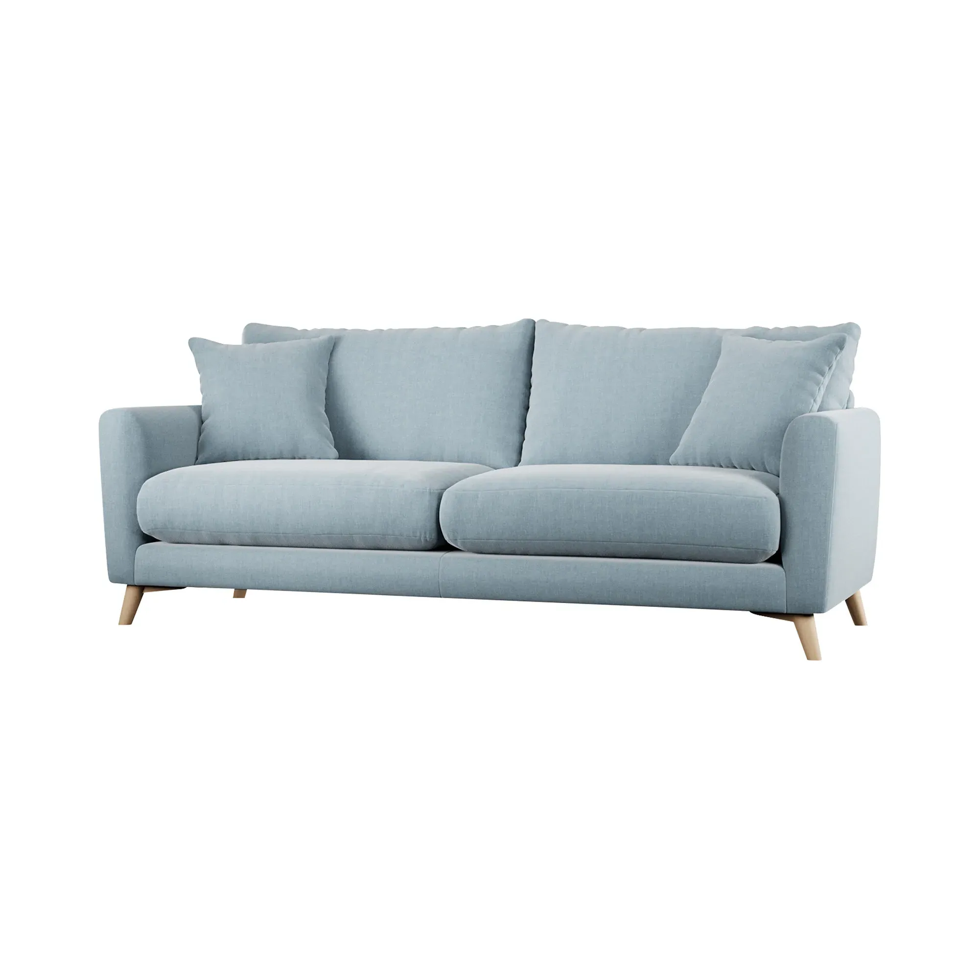 Newberry 4-Seater Sofa - Blue, Fabric