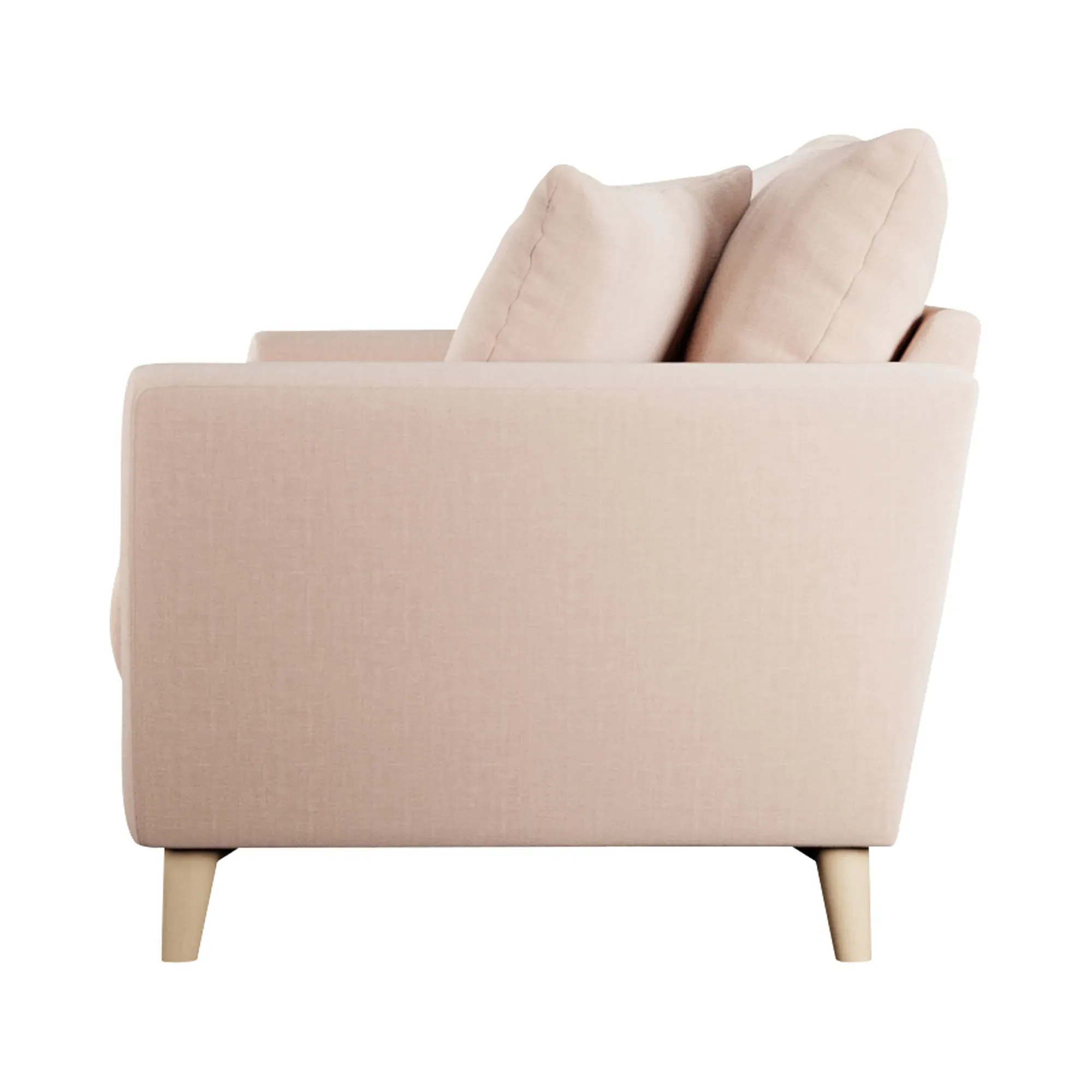 Newberry 4-Seater Sofa - Pink, Fabric
