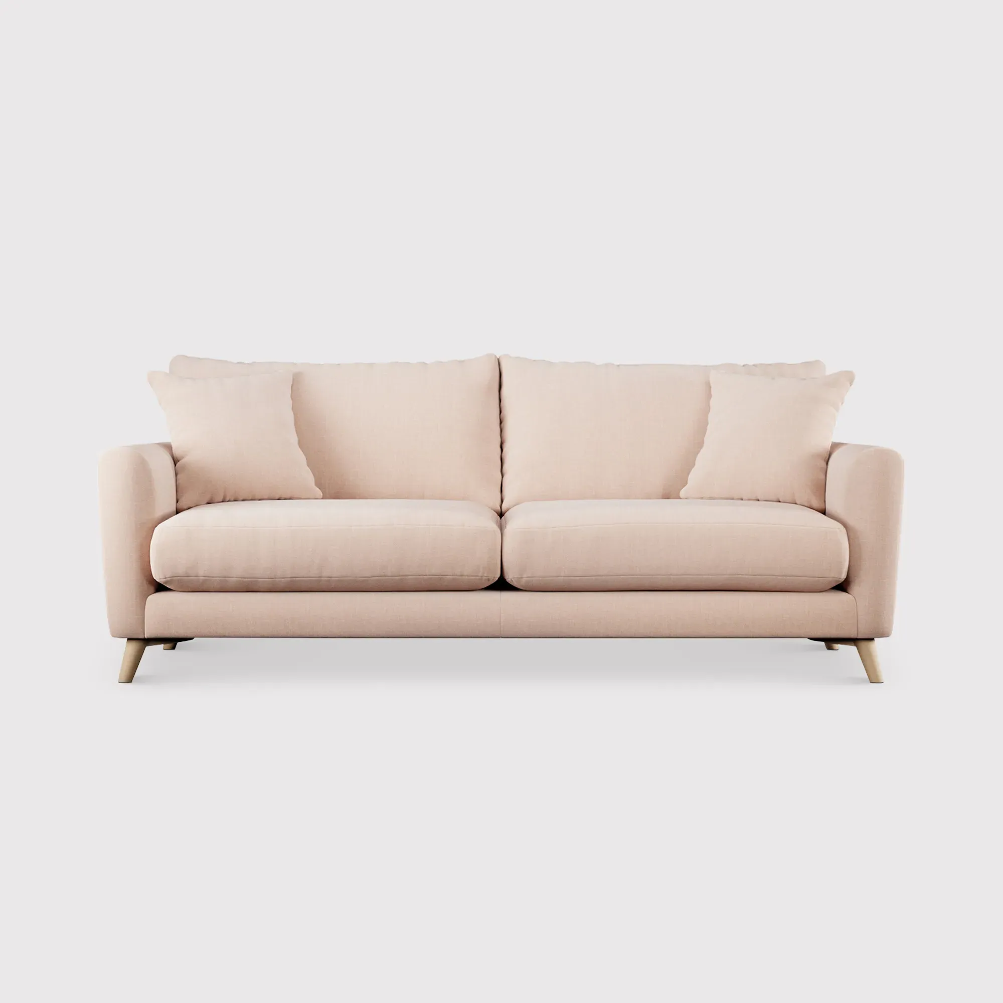 Newberry 4-Seater Sofa - Pink, Fabric