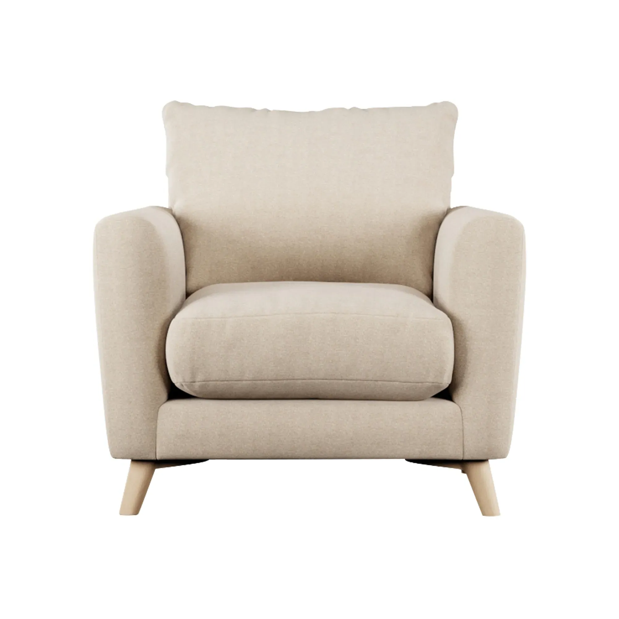 Newberry Armchair - Neutral, Fabric