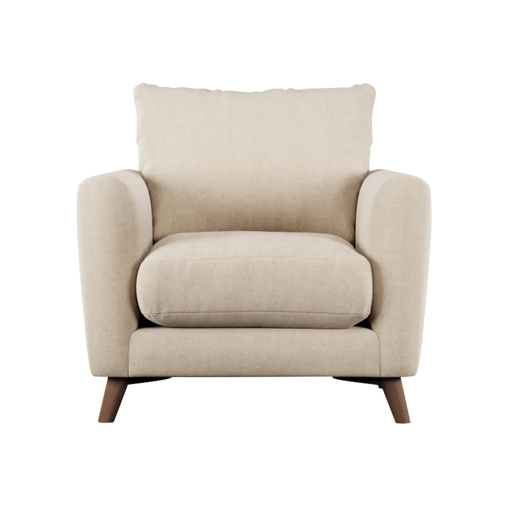 Newberry Armchair - Neutral, Fabric