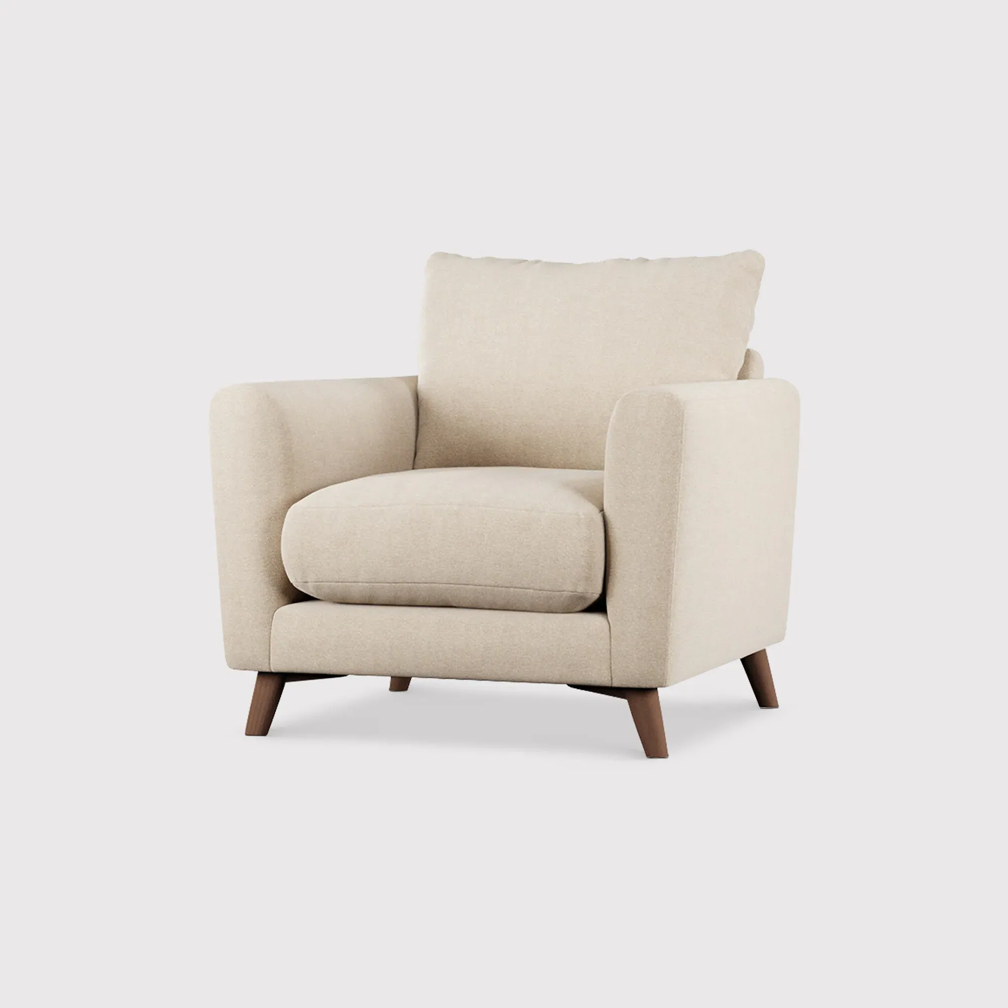 Newberry Armchair - Neutral, Fabric