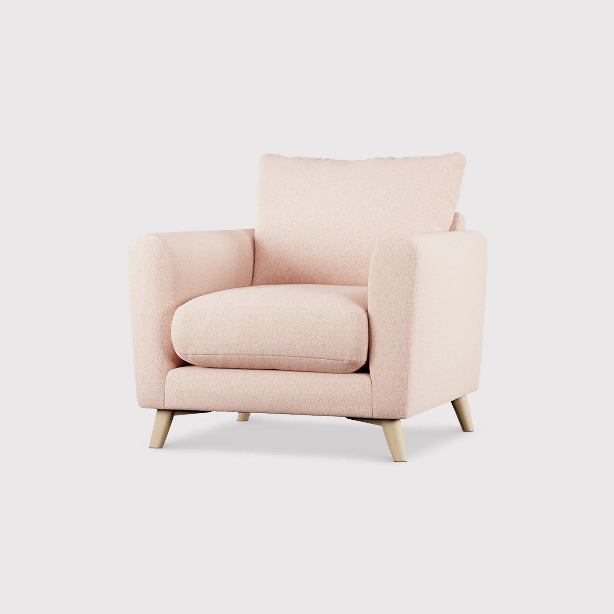 Newberry Armchair - Pink, Fabric