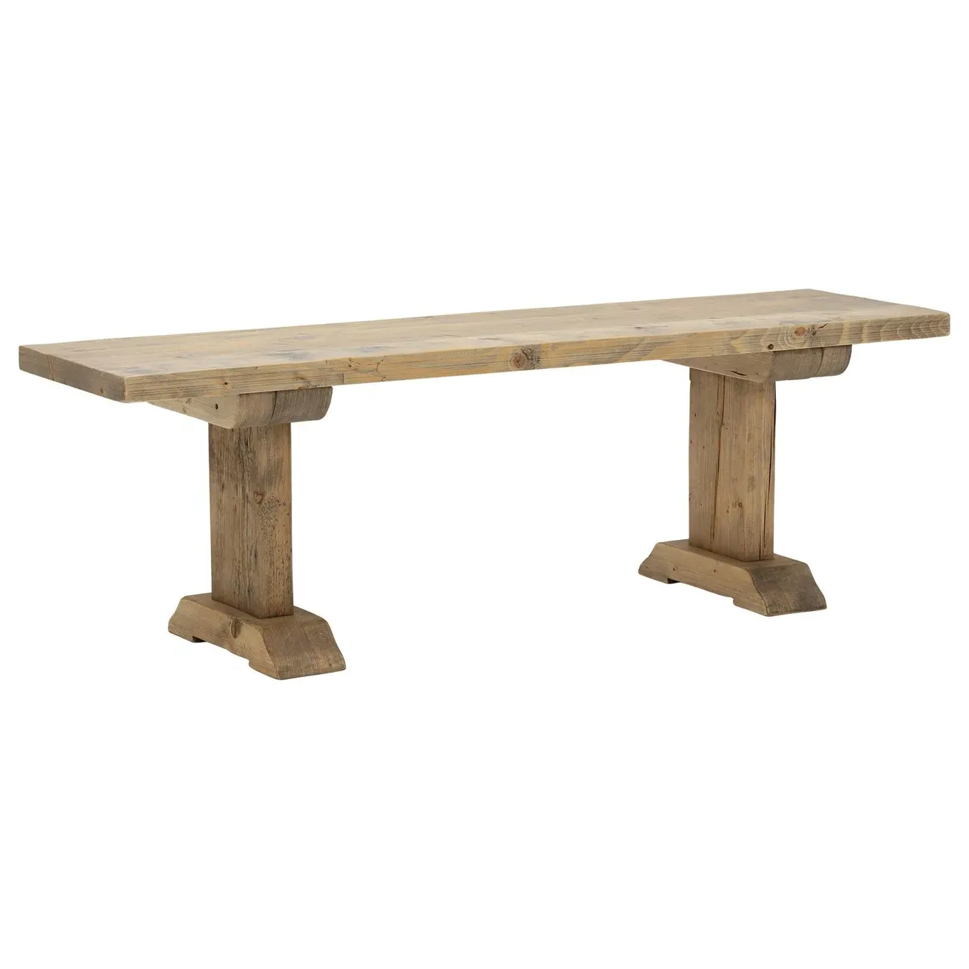Newsham Bench 150cm - Grey, Reclaimed Wood