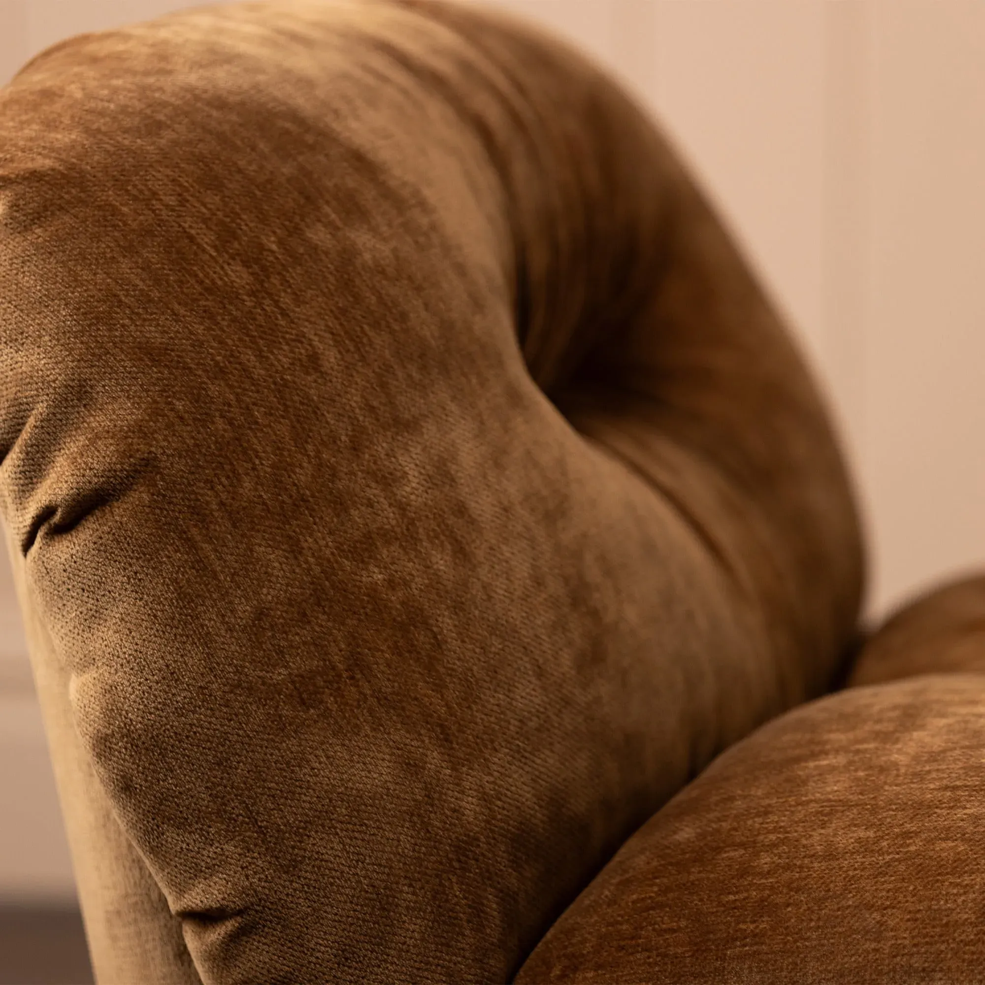 Nicolo 1 Seater Armchair - Brown, Fabric