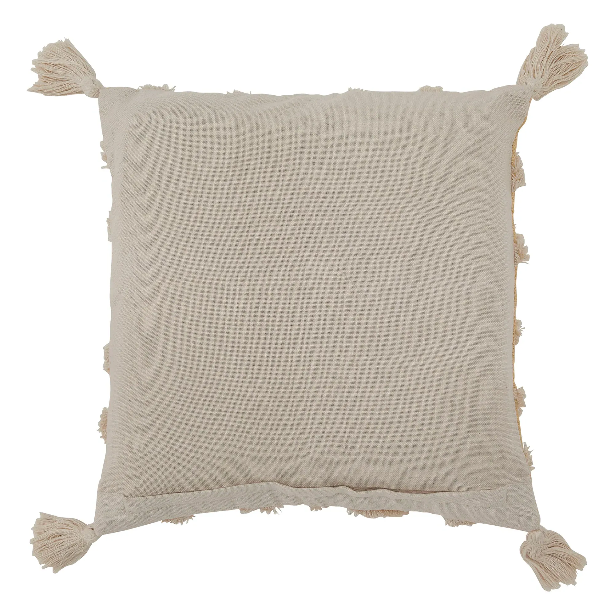 Nola Square Cushion - Yellow, Polyester