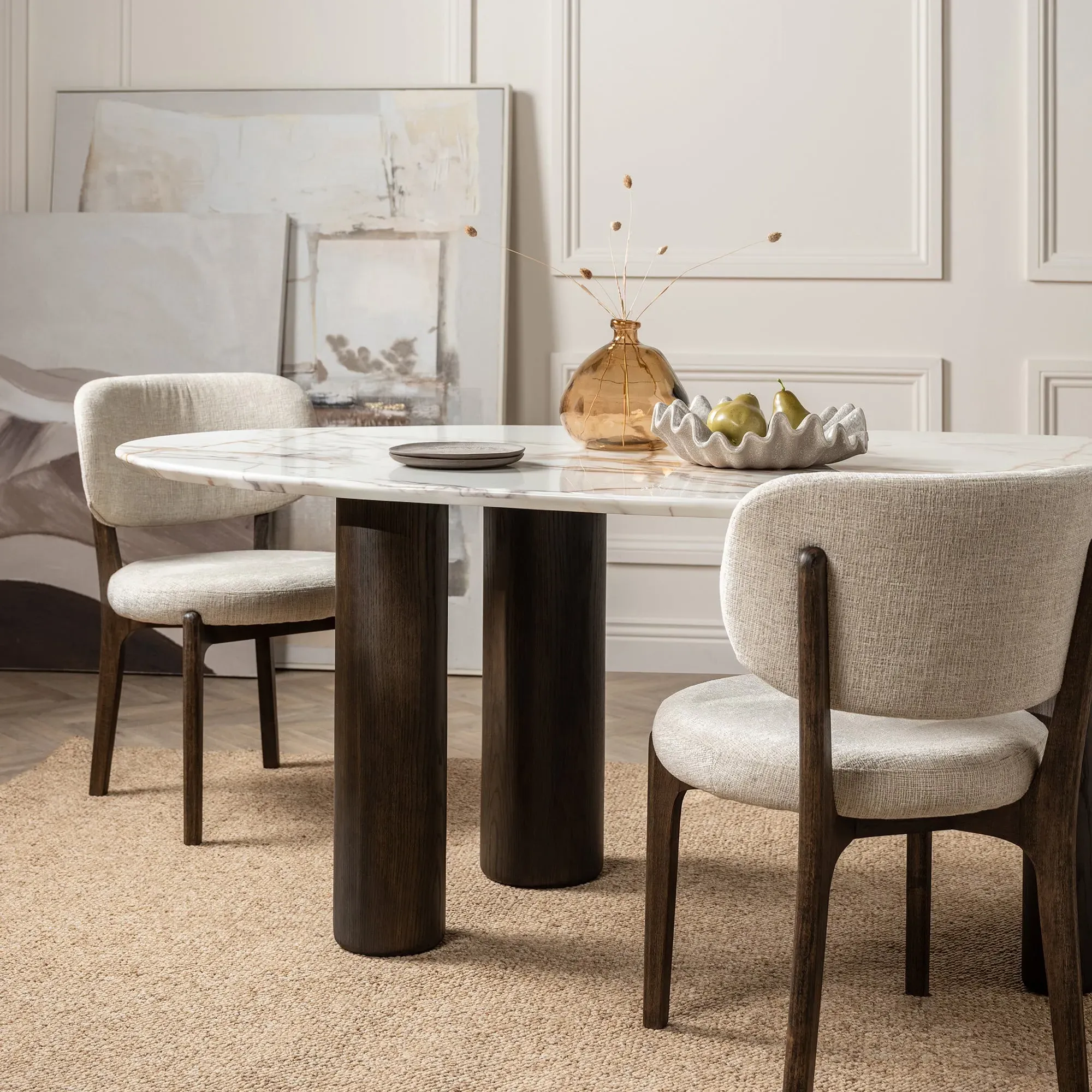 Nord Dining Chair - Neutral, Wood