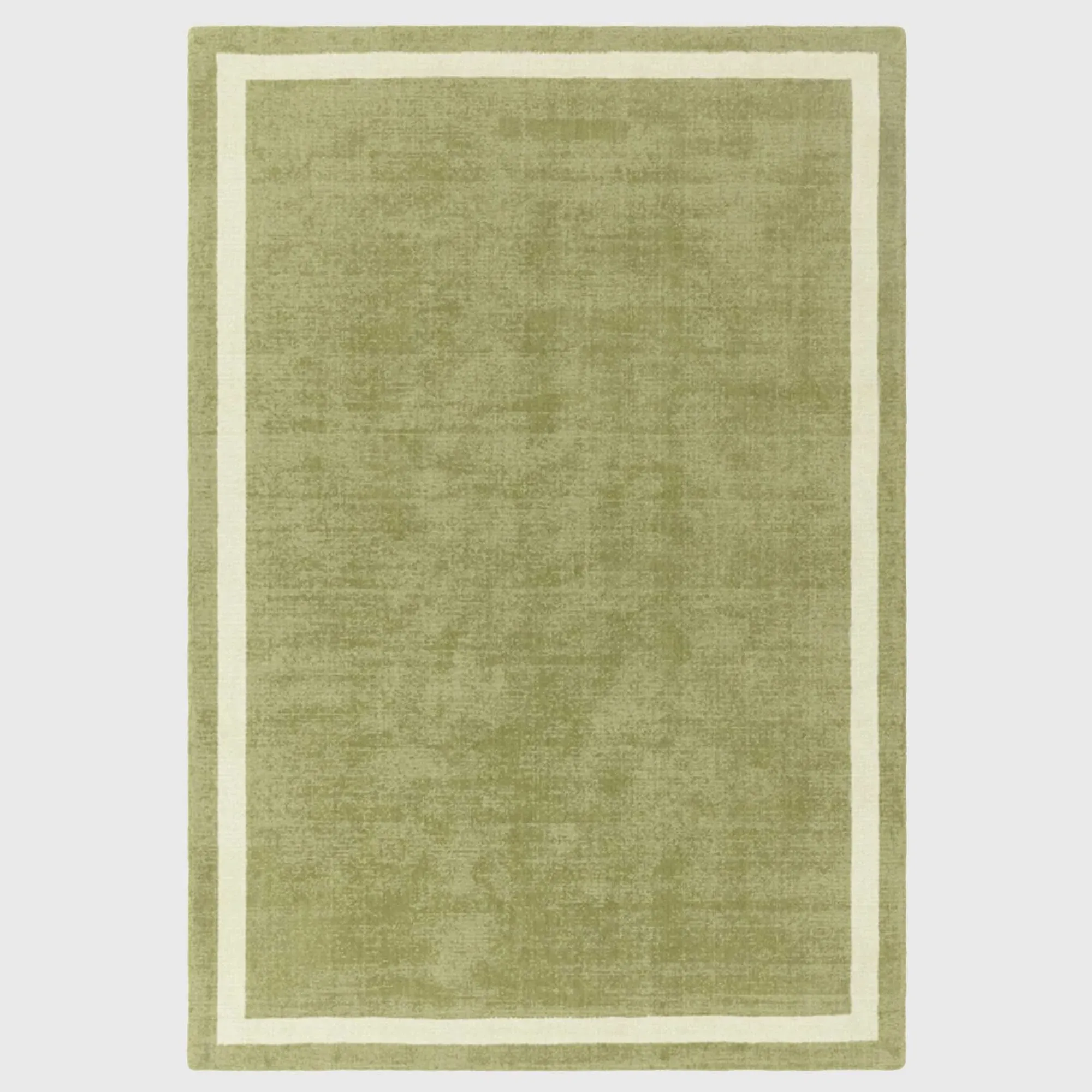 Novi Square Rug - Green, Wool