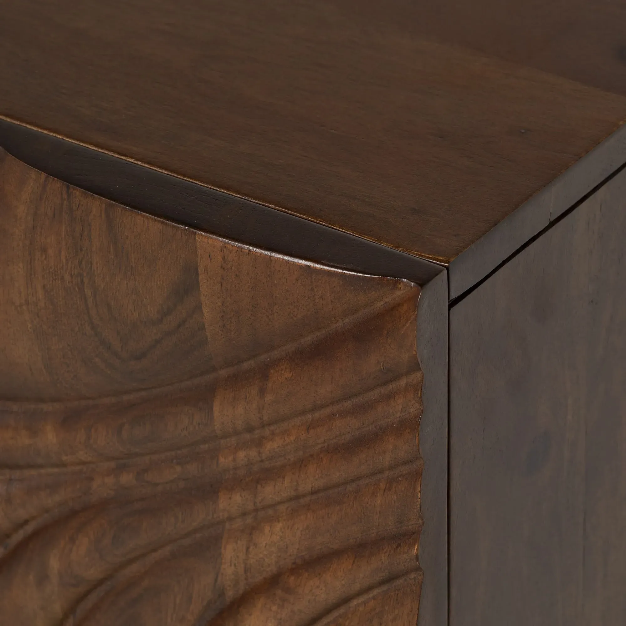 Octavio Sideboard - Brown, Acacia Wood