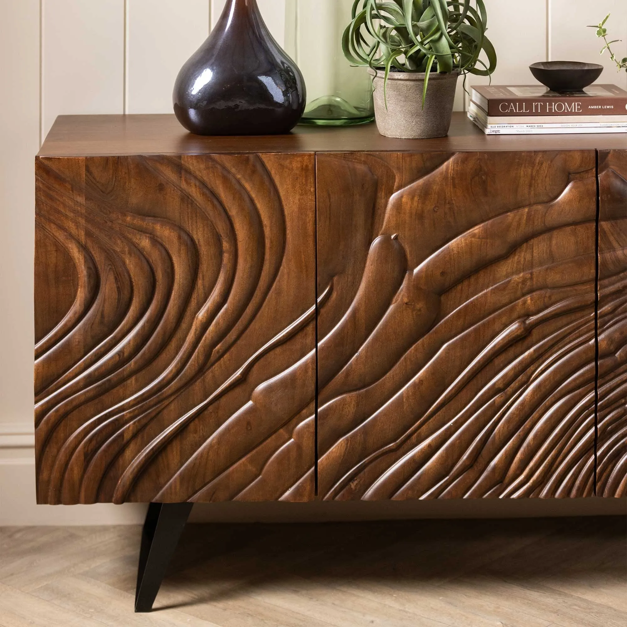 Octavio Sideboard - Brown, Acacia Wood