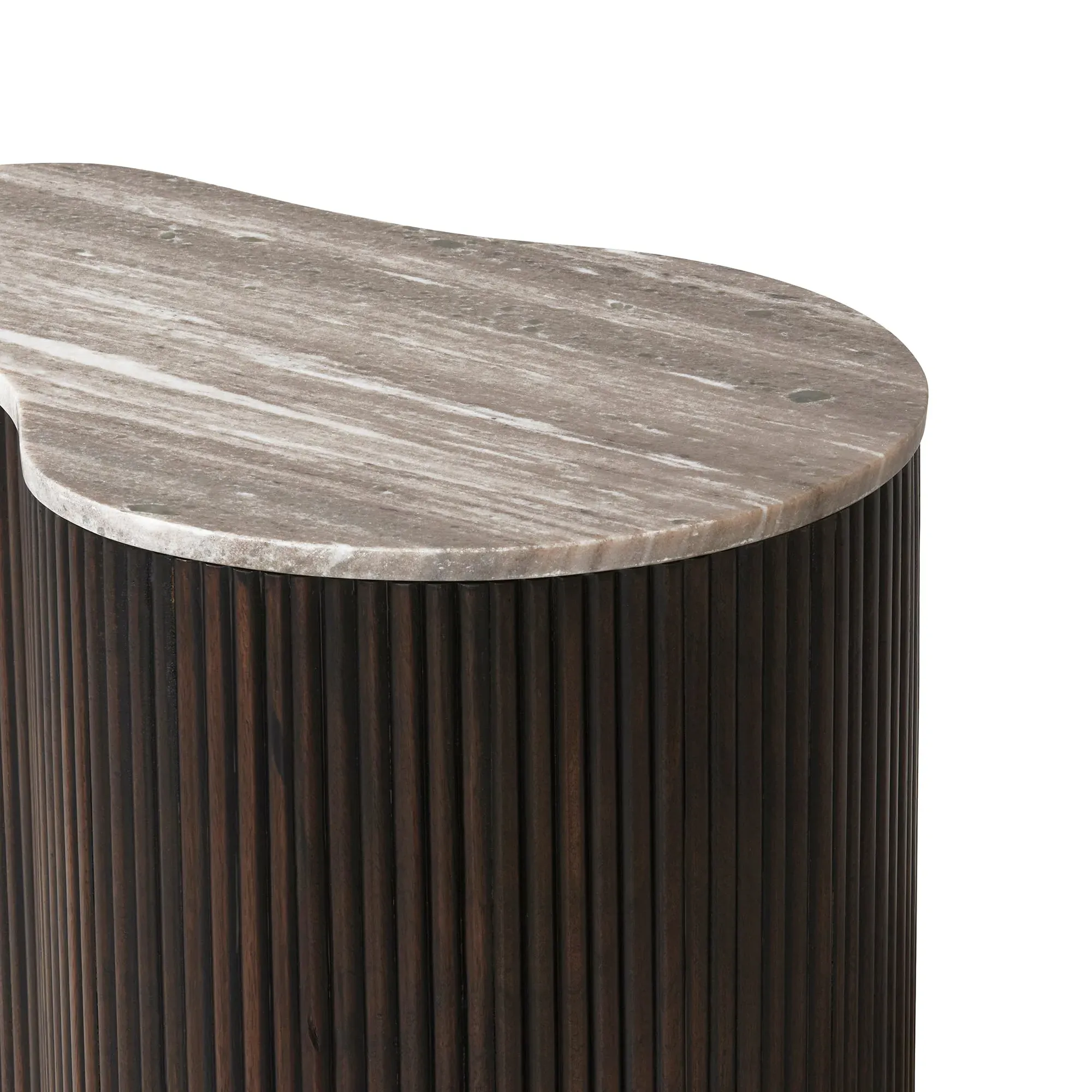 Odin Centre Table - Brown, Marble