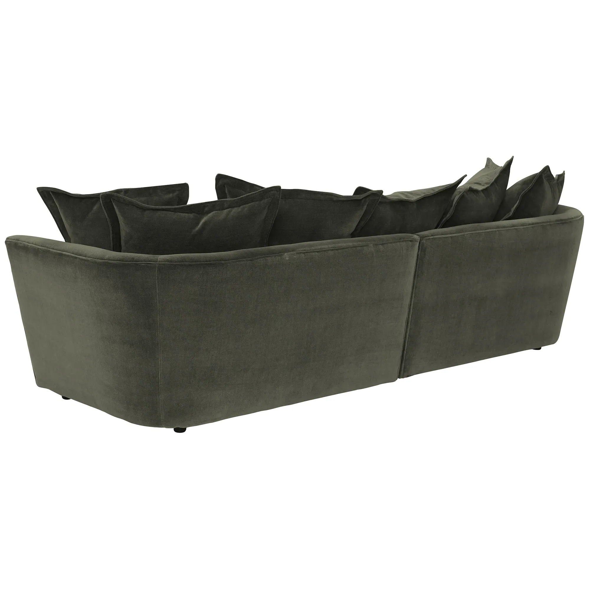 Odyssey Extra Large Split Sofa - Green, Fabric