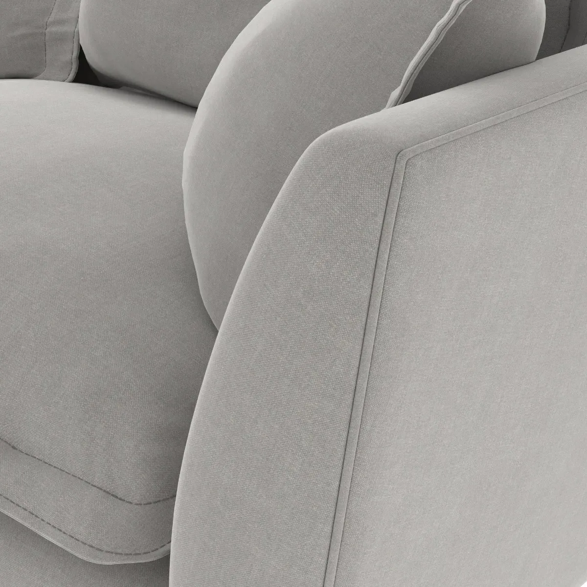 Odyssey Extra Large Split Sofa - Grey, Fabric