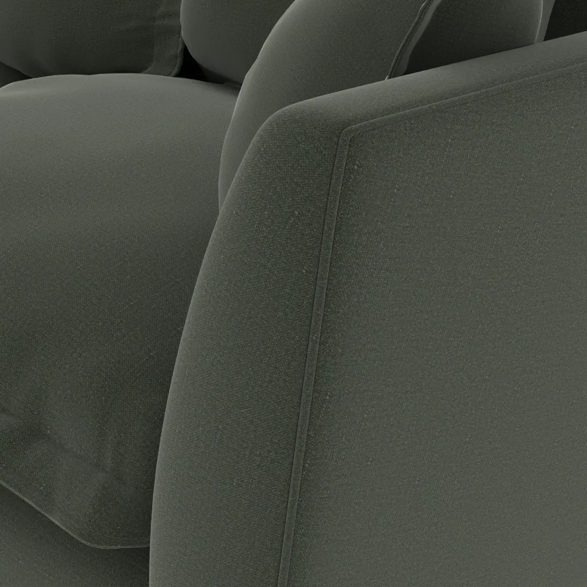 Odyssey Large Sofa - Green, Fabric