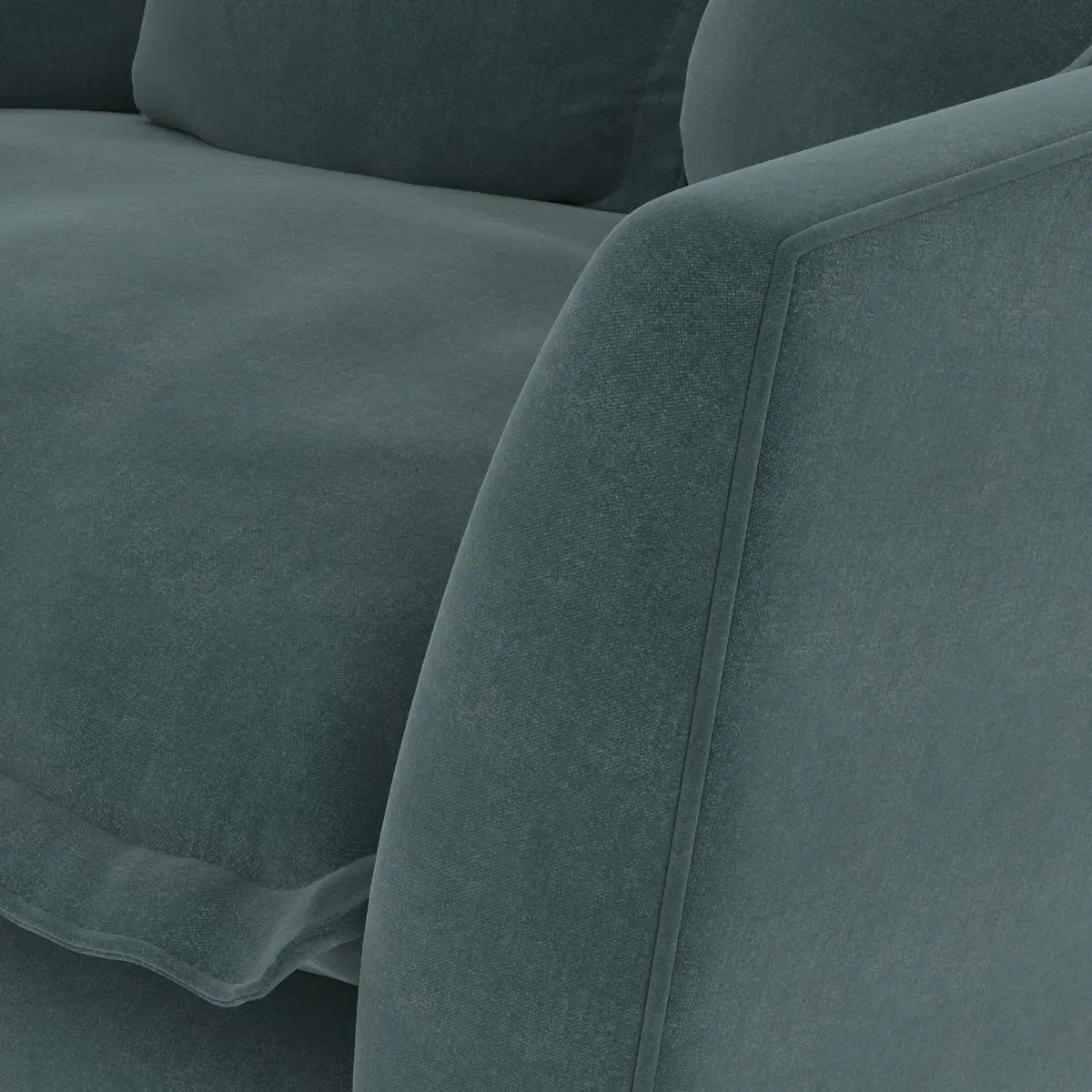 Odyssey Snuggler Chair - Grey, Fabric