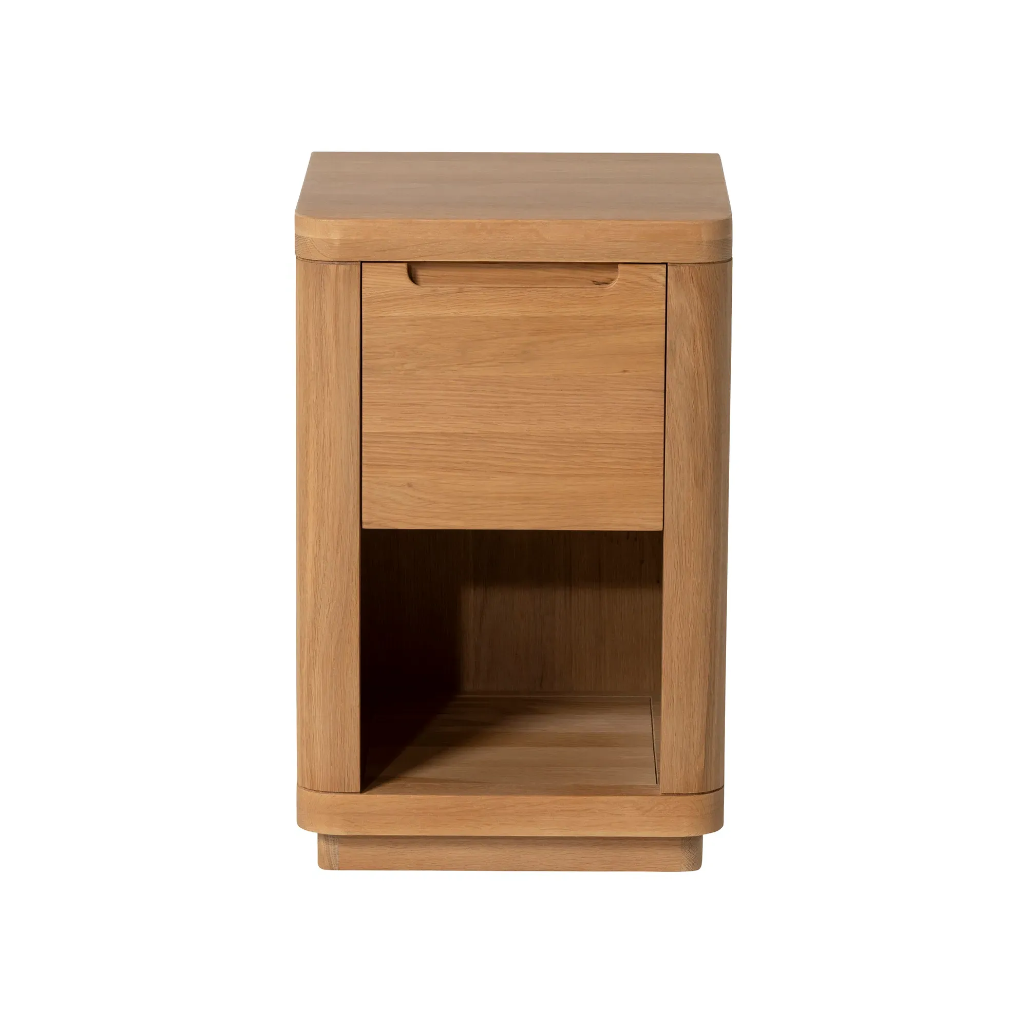 Olav 1 Drawer Bedside Table - Neutral Oak