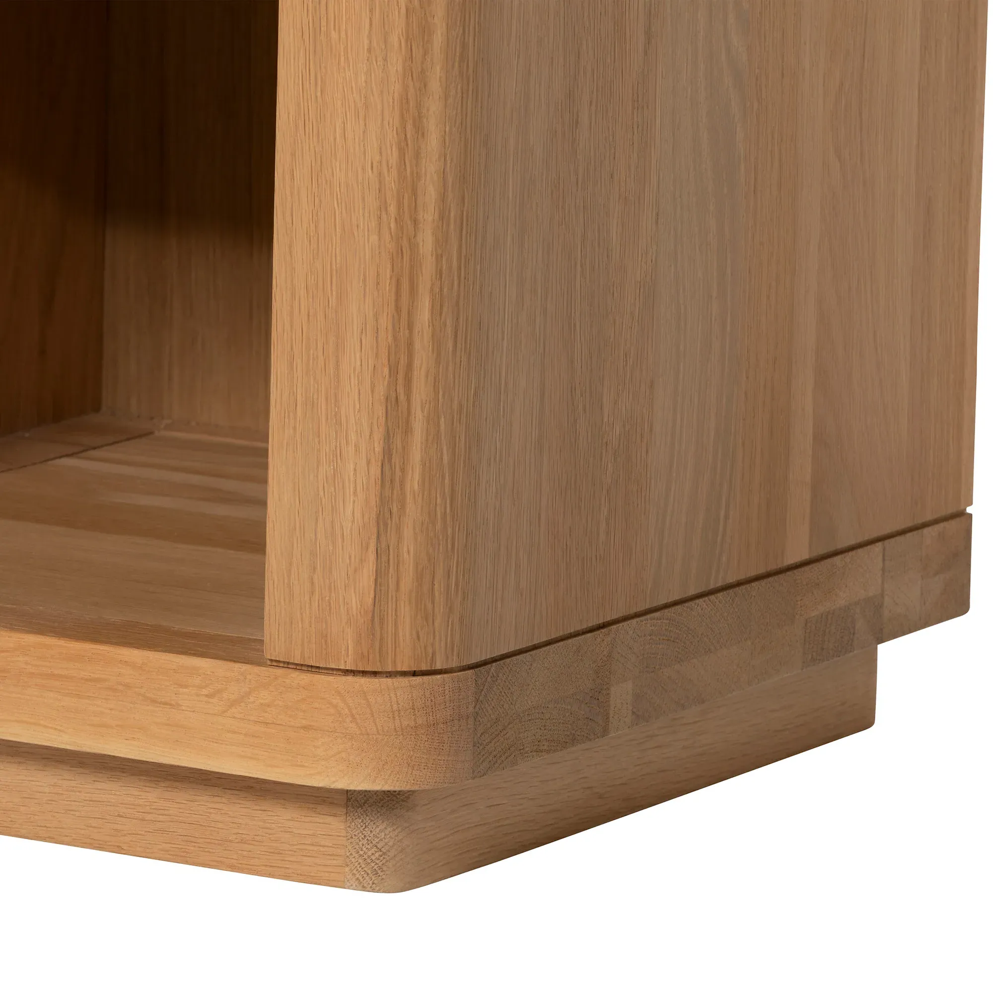 Olav 1 Drawer Bedside Table - Neutral Oak