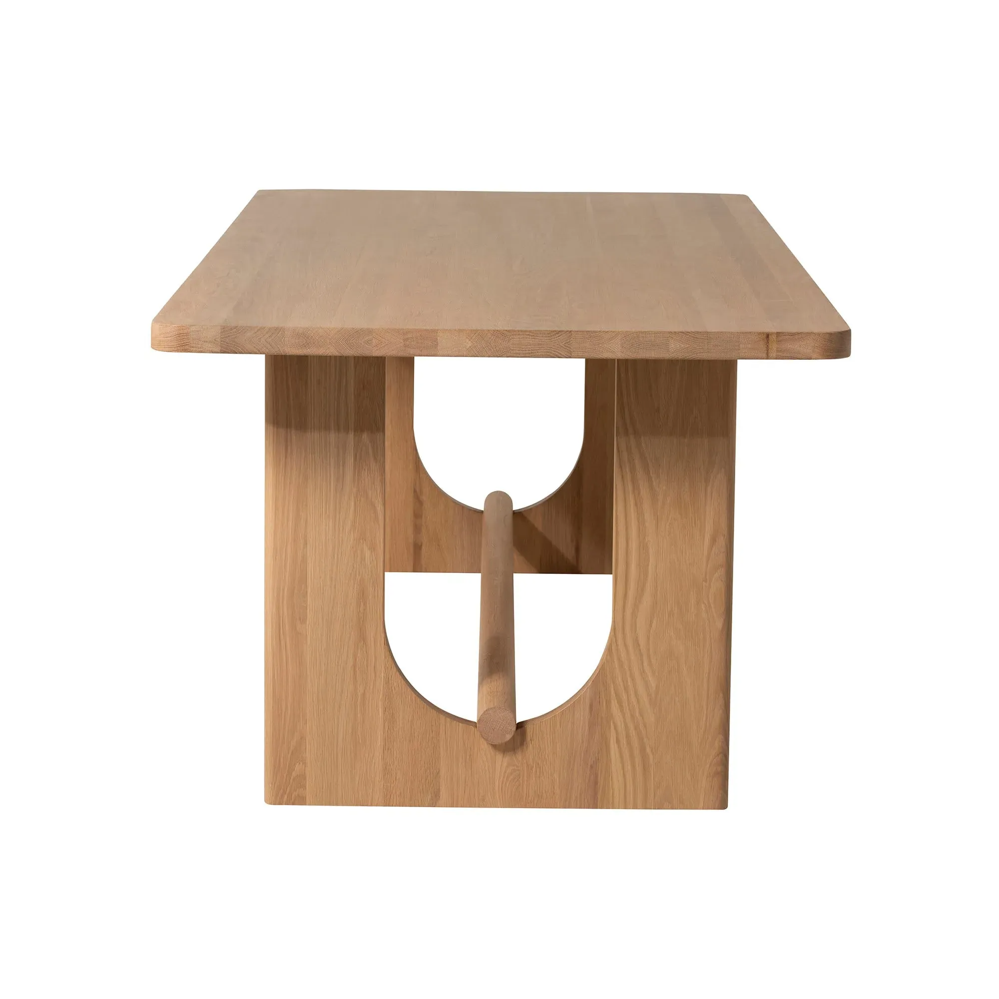 Olav 240cm Dining Table - Brown, Oak