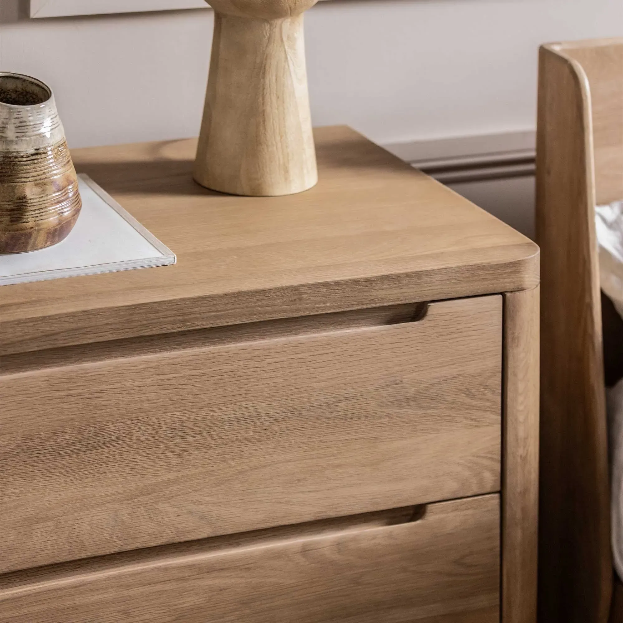 Olav 3 Drawer Chest - Neutral, Oak