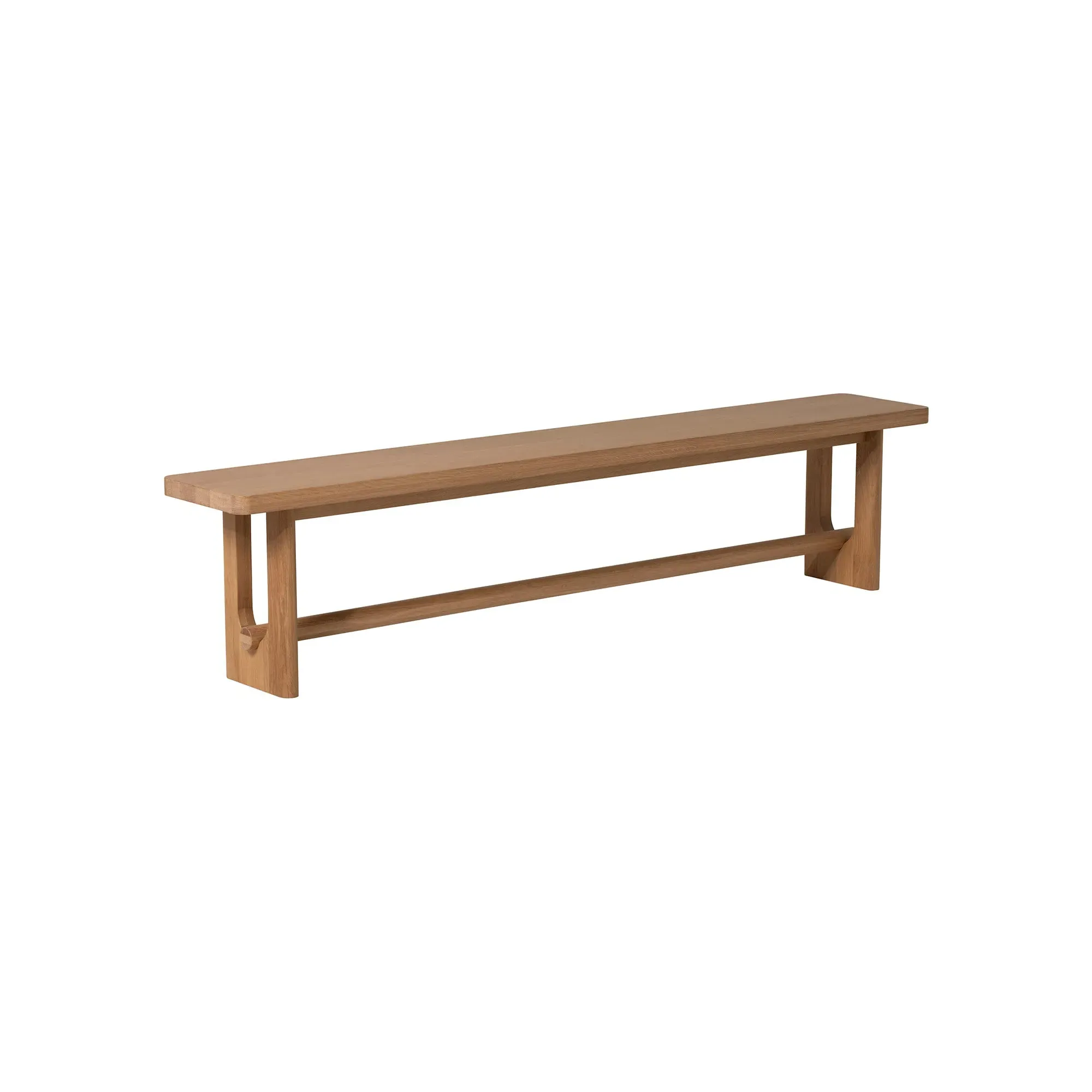Olav Dining Bench - Brown, Oak