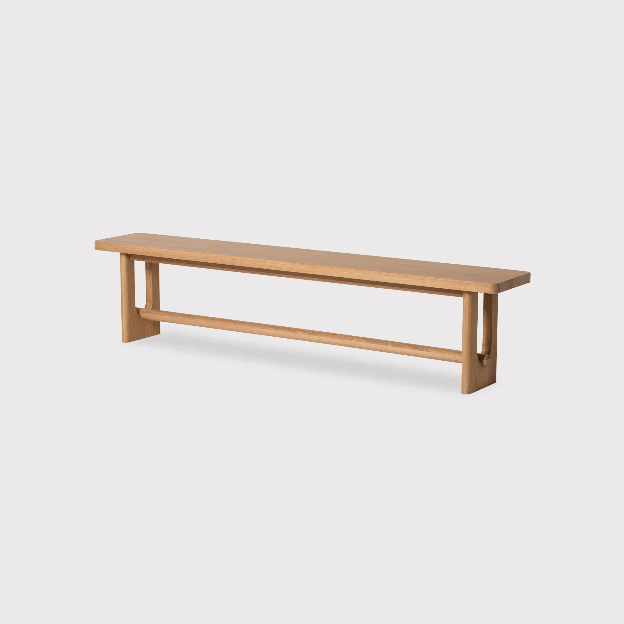Olav Dining Bench - Brown, Oak image