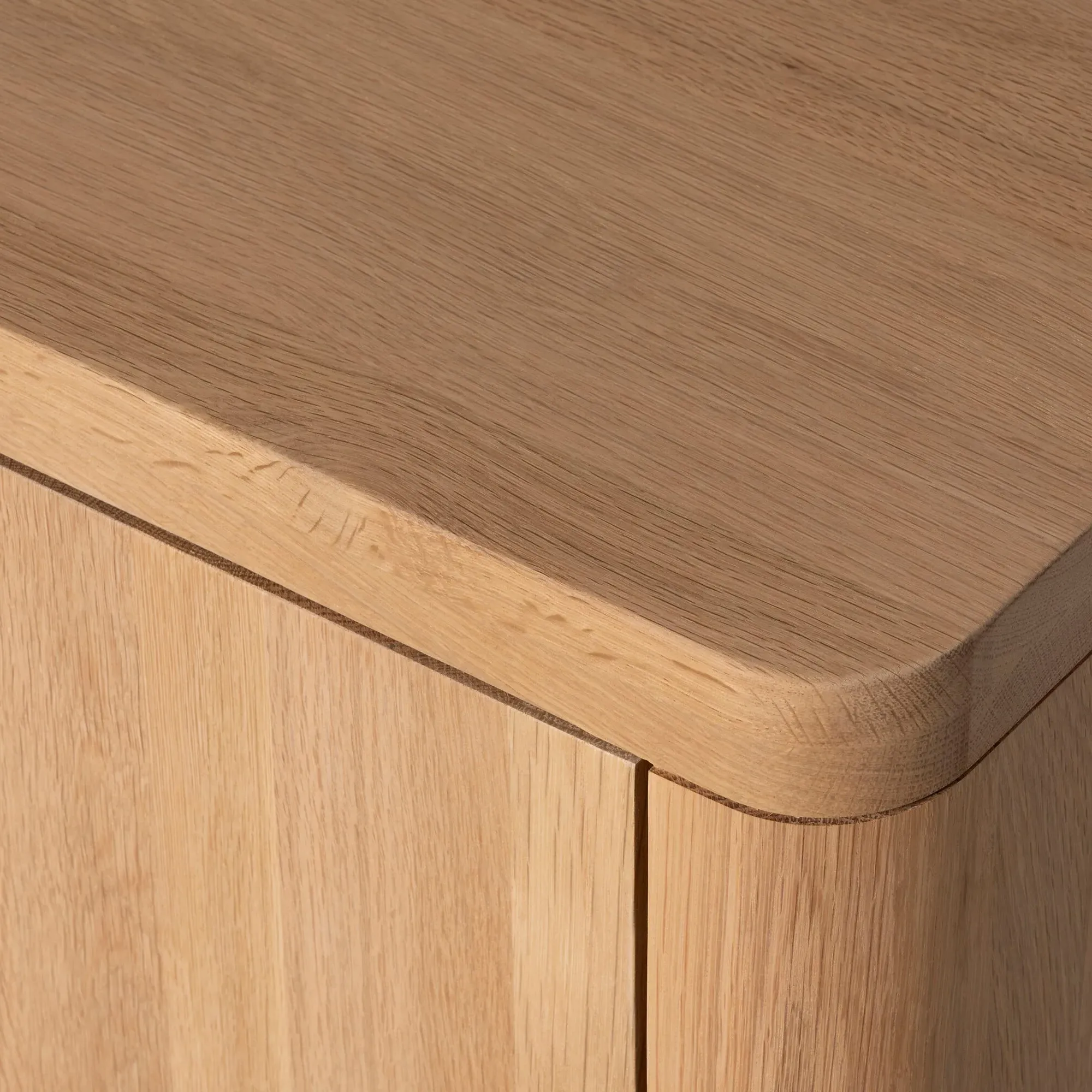 Olav Large Sideboard - Brown, Oak Wood