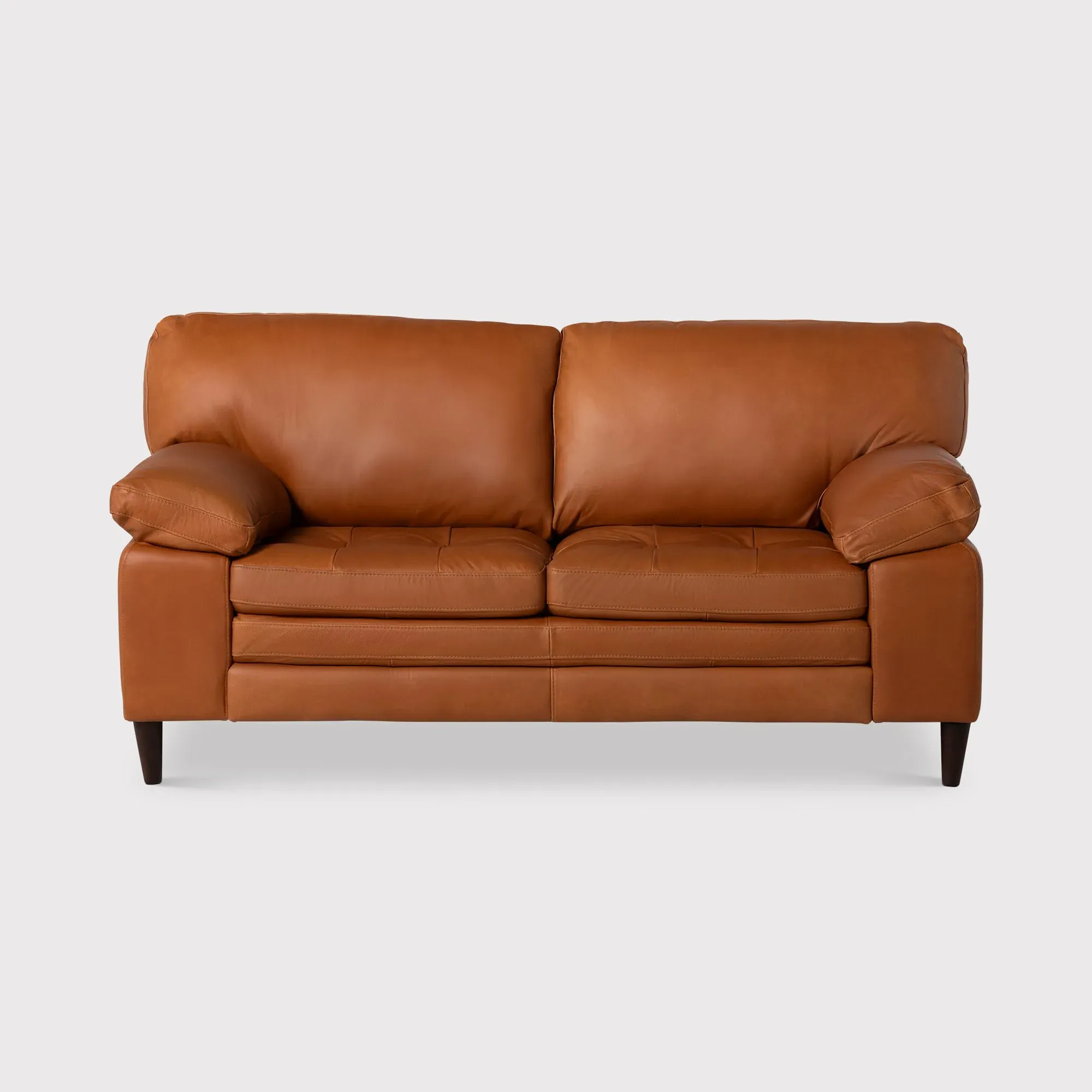 Olson 2-Seater Loveseat Sofa - Brown, Leather image