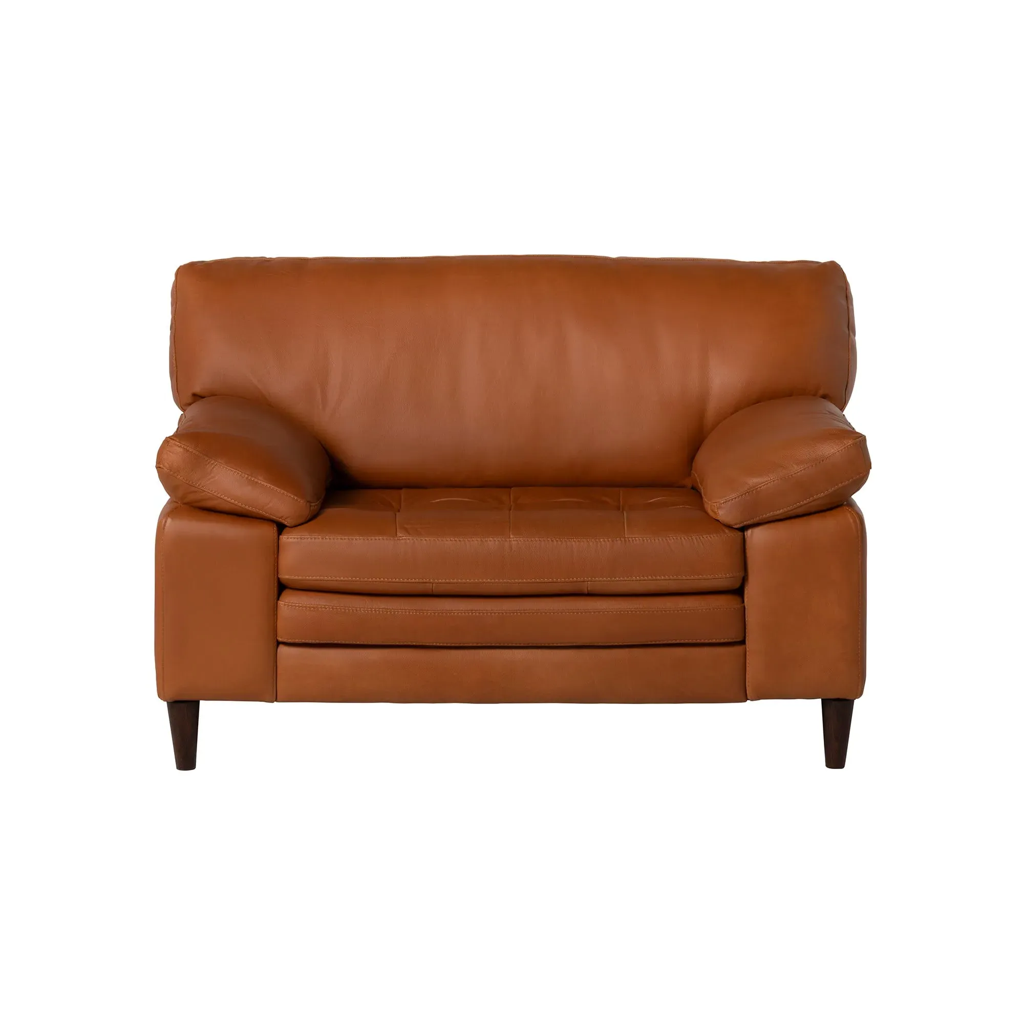 Olson Maxi Armchair - Brown Leather