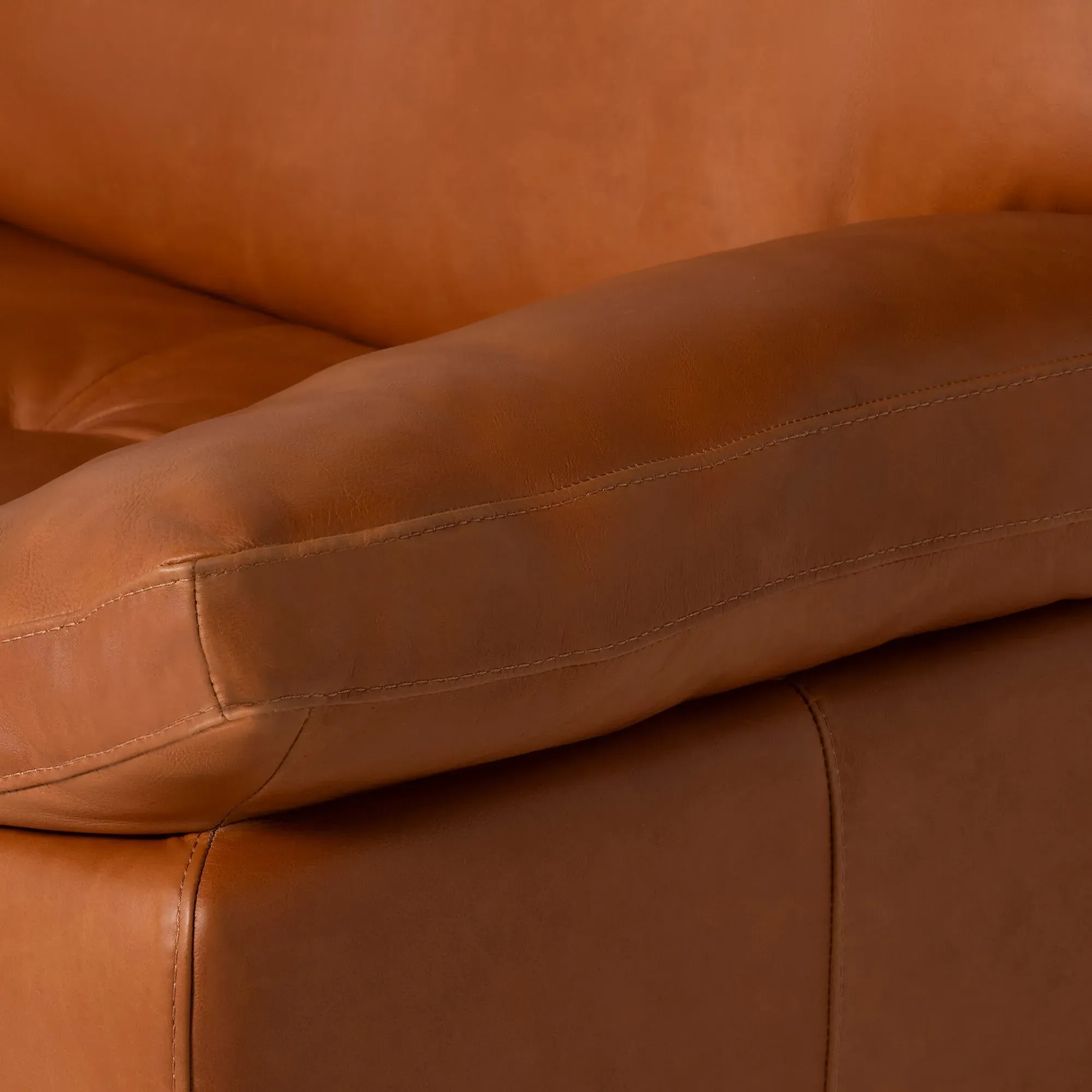 Olson Maxi Armchair - Brown Leather