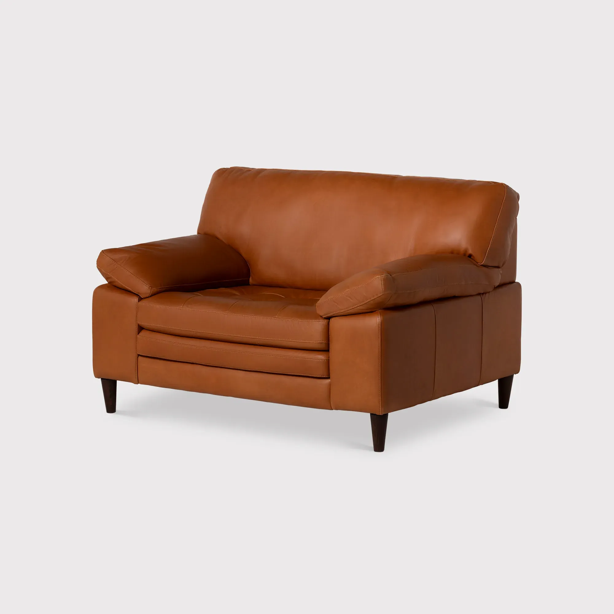Olson Maxi Armchair - Brown Leather image