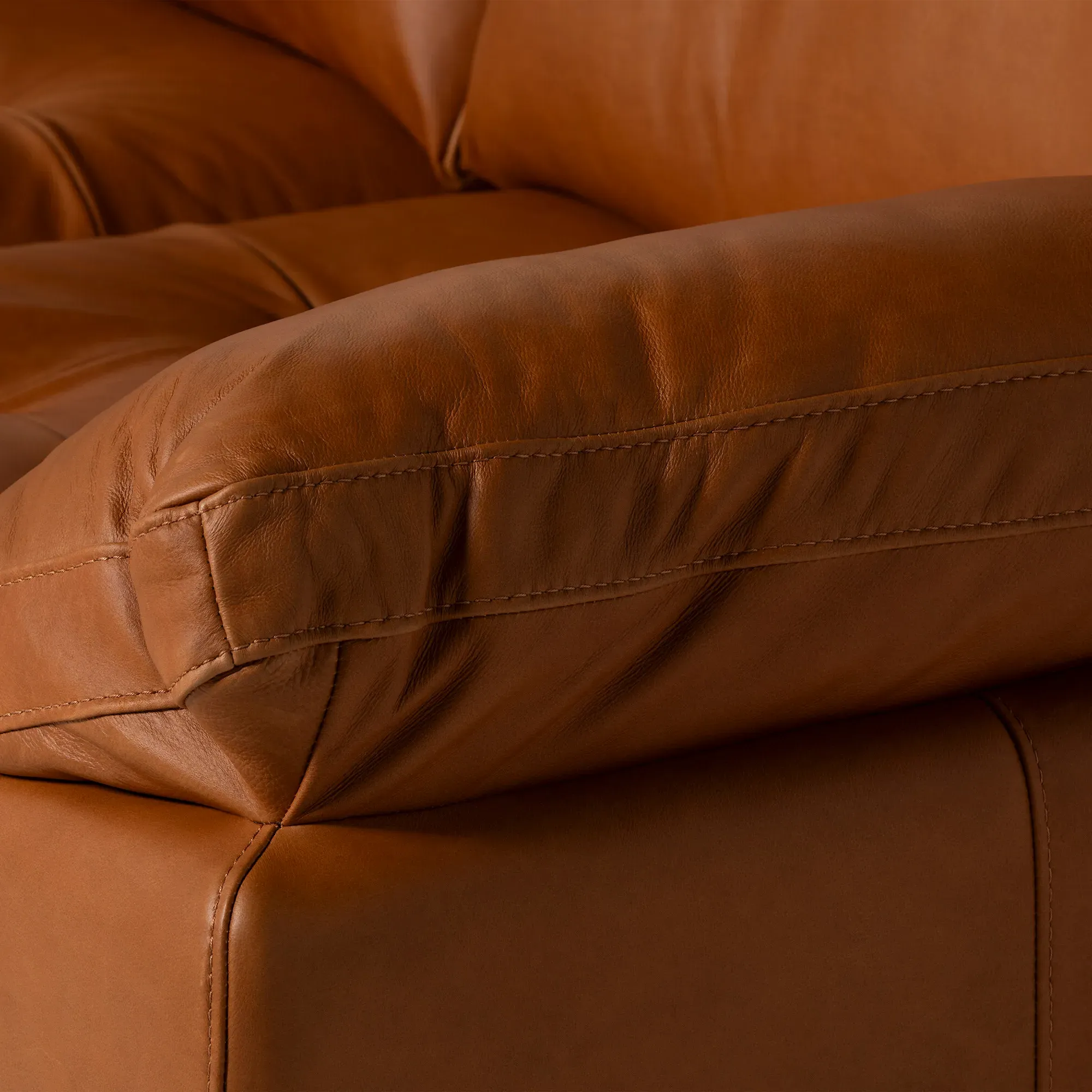 Olson Sofa - Brown Leather