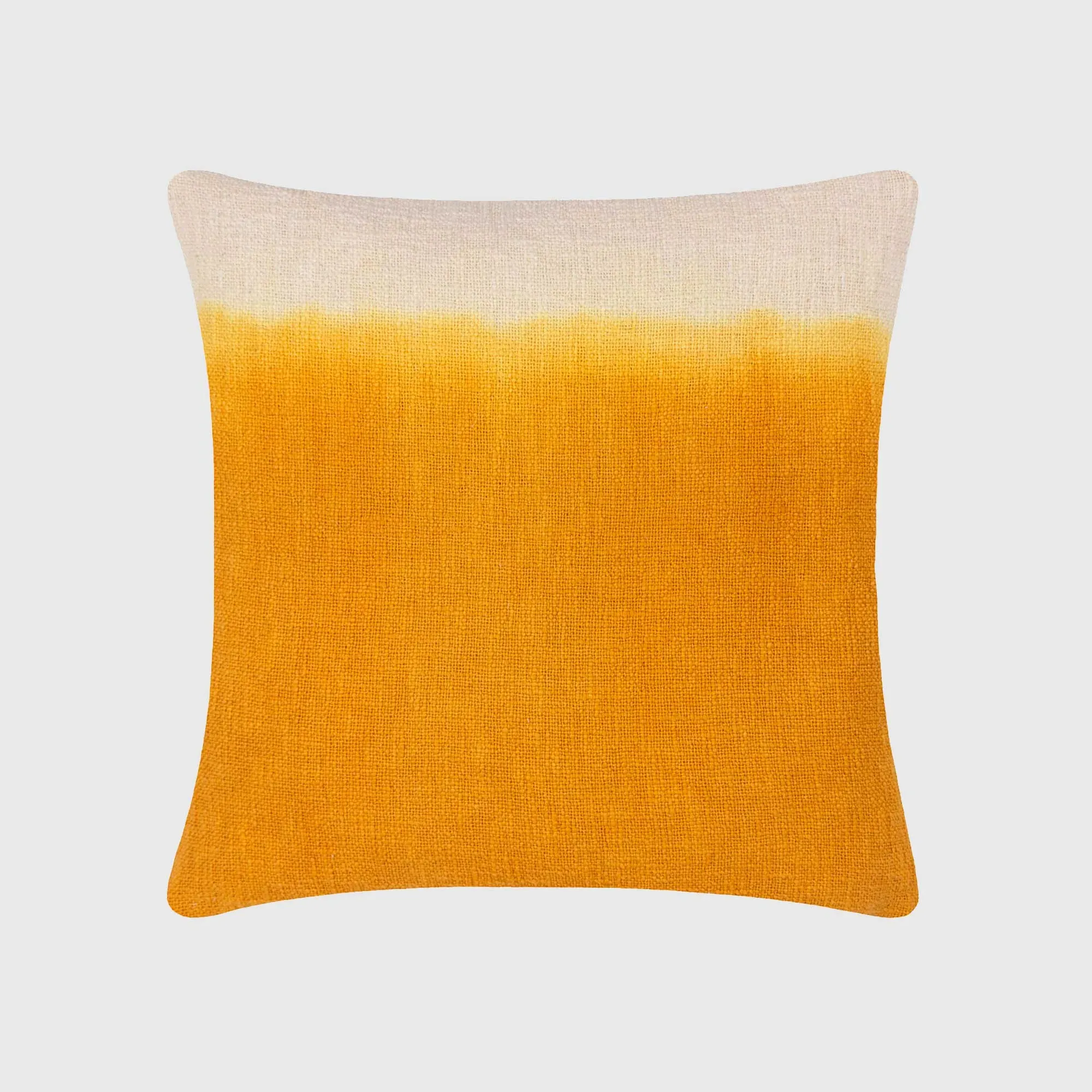 Ombre Square Cushion - Yellow, Cotton product
